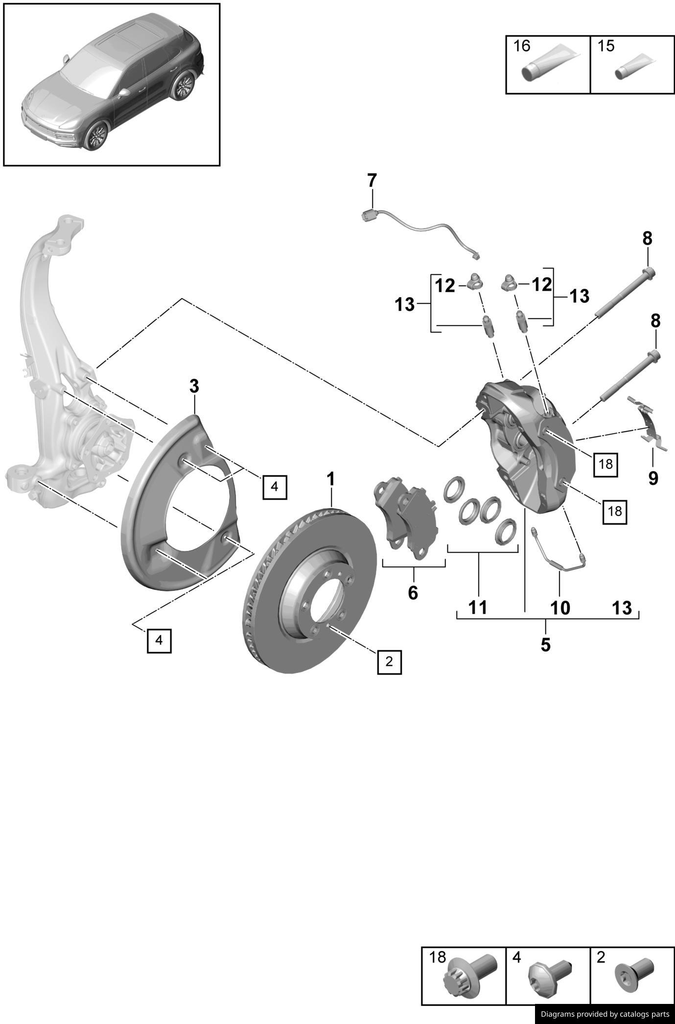 Car part diagram