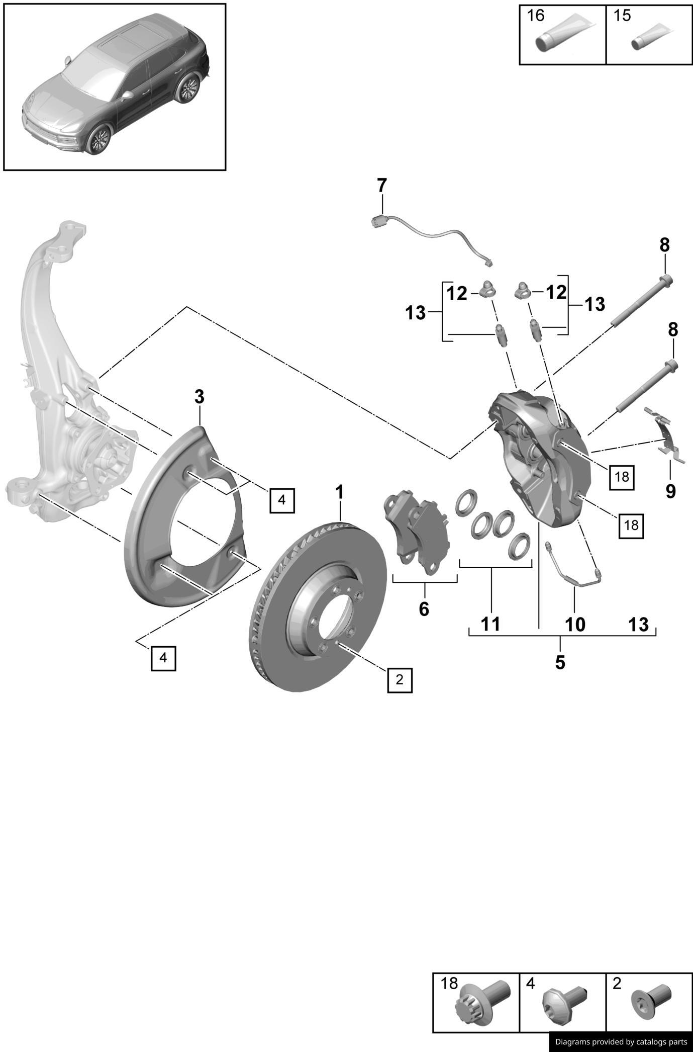 Car part diagram