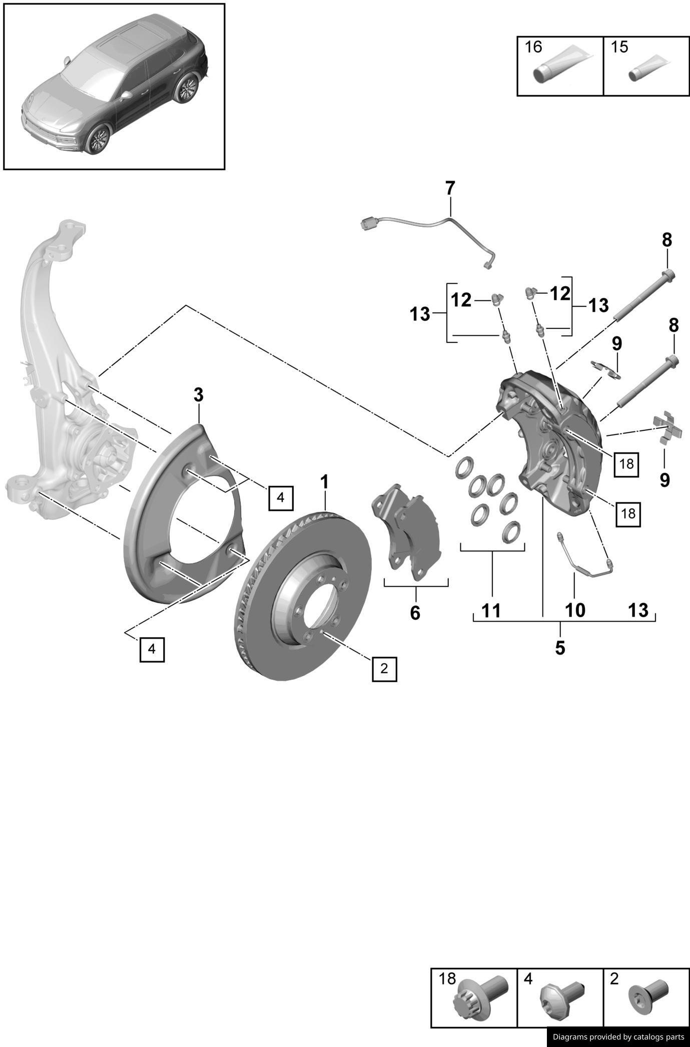 Car part diagram