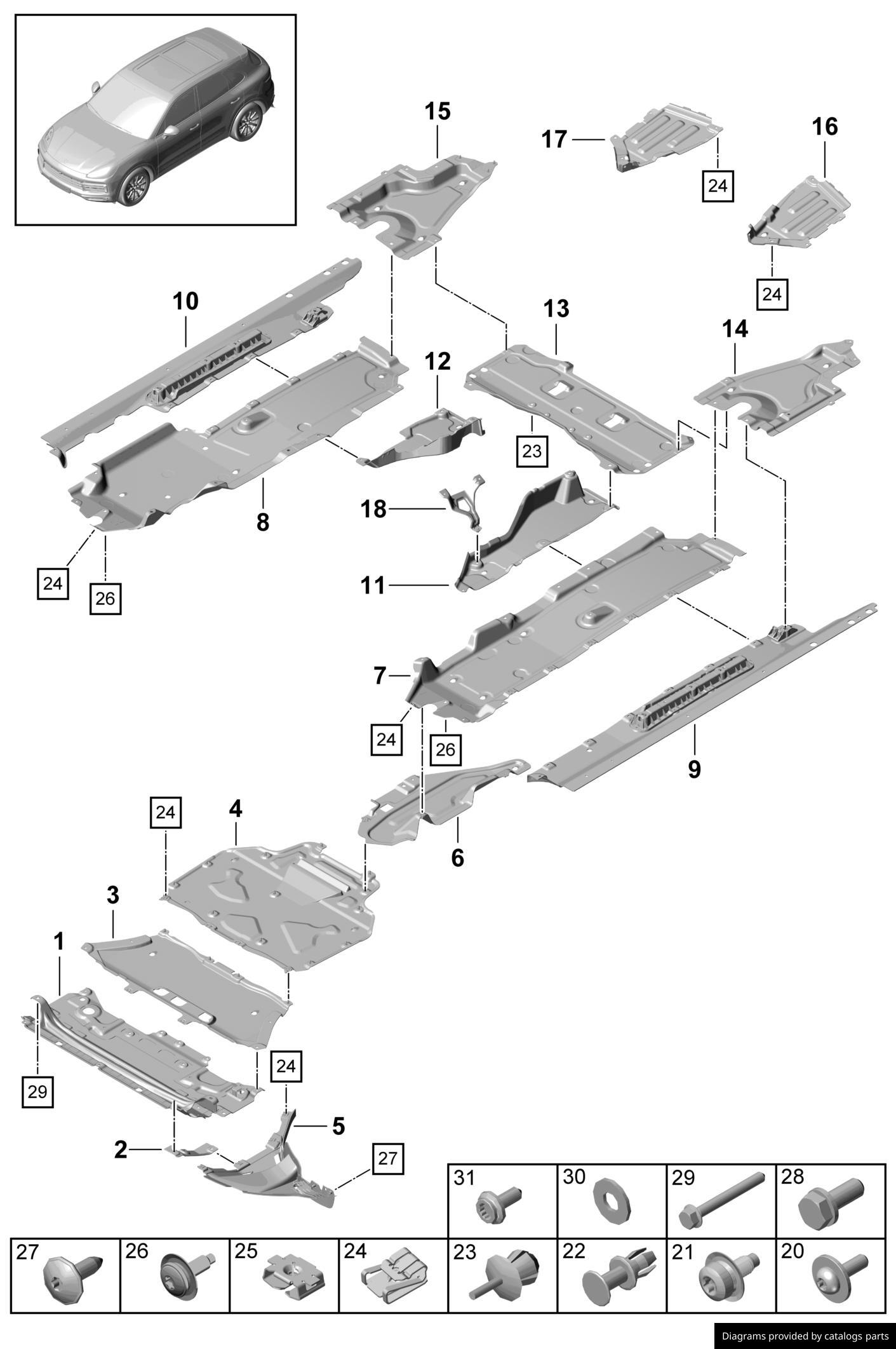 Car part diagram