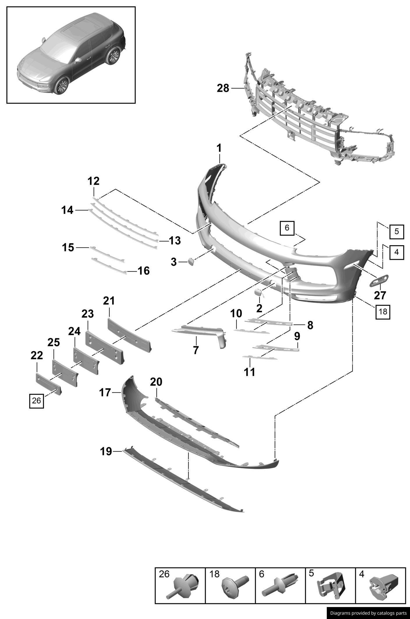 Car part diagram