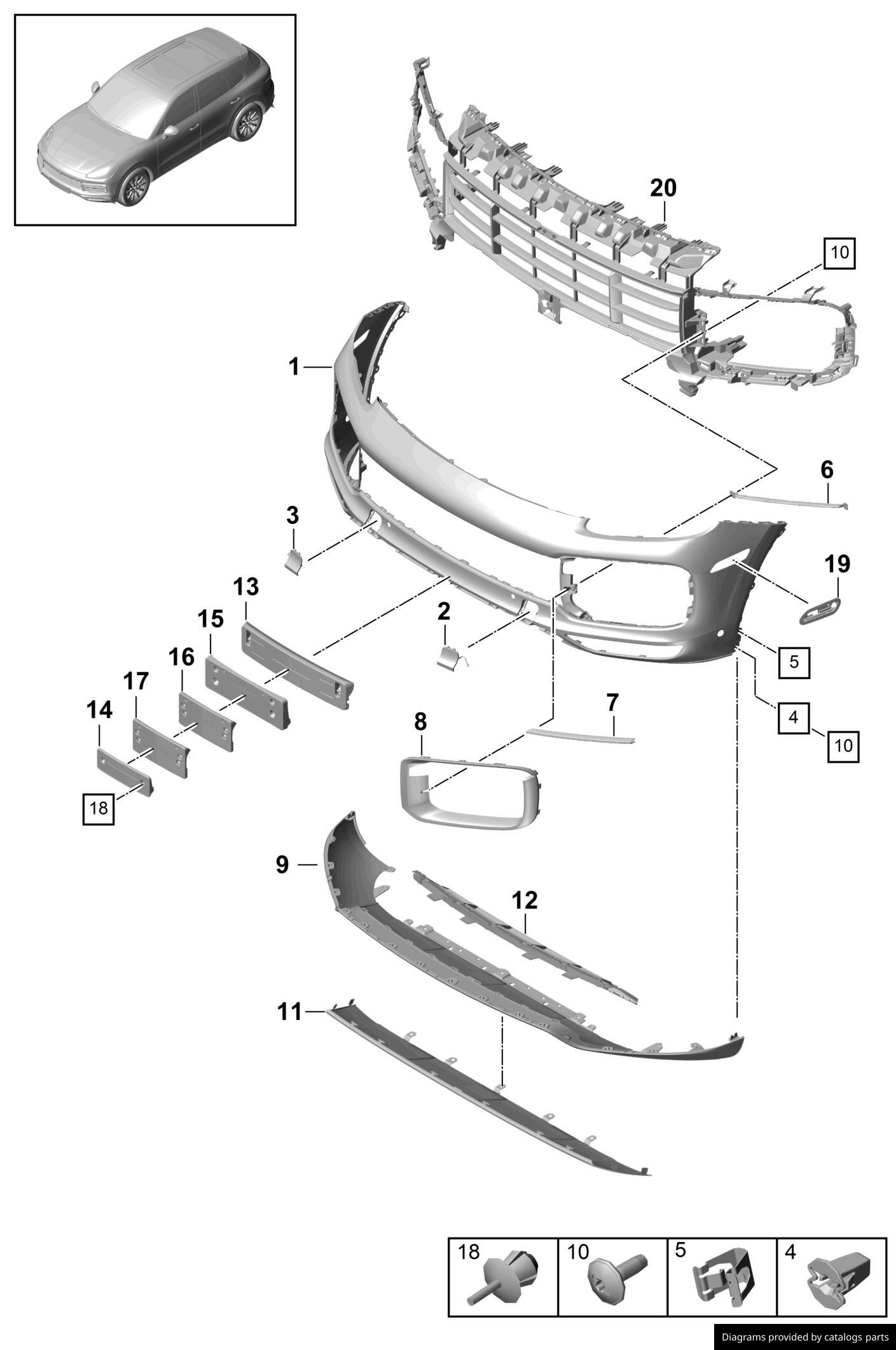 Car part diagram