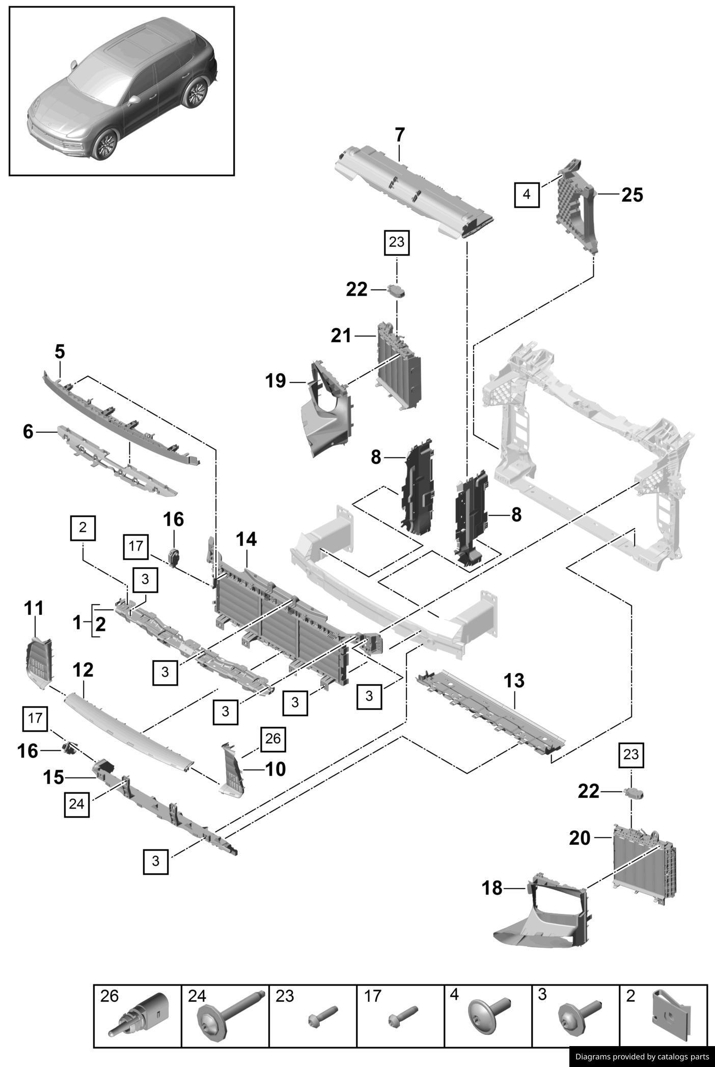 Car part diagram