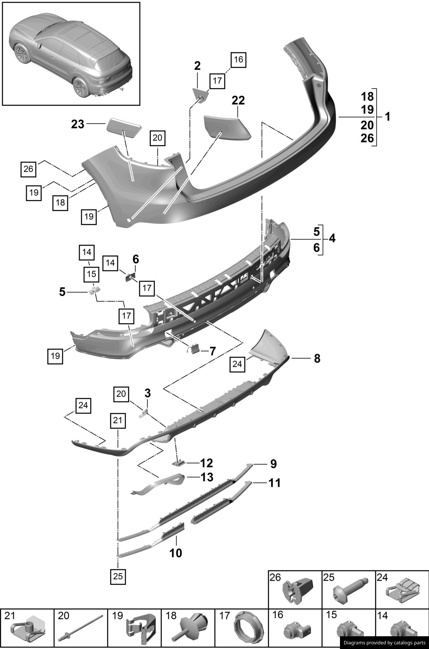 Car part diagram