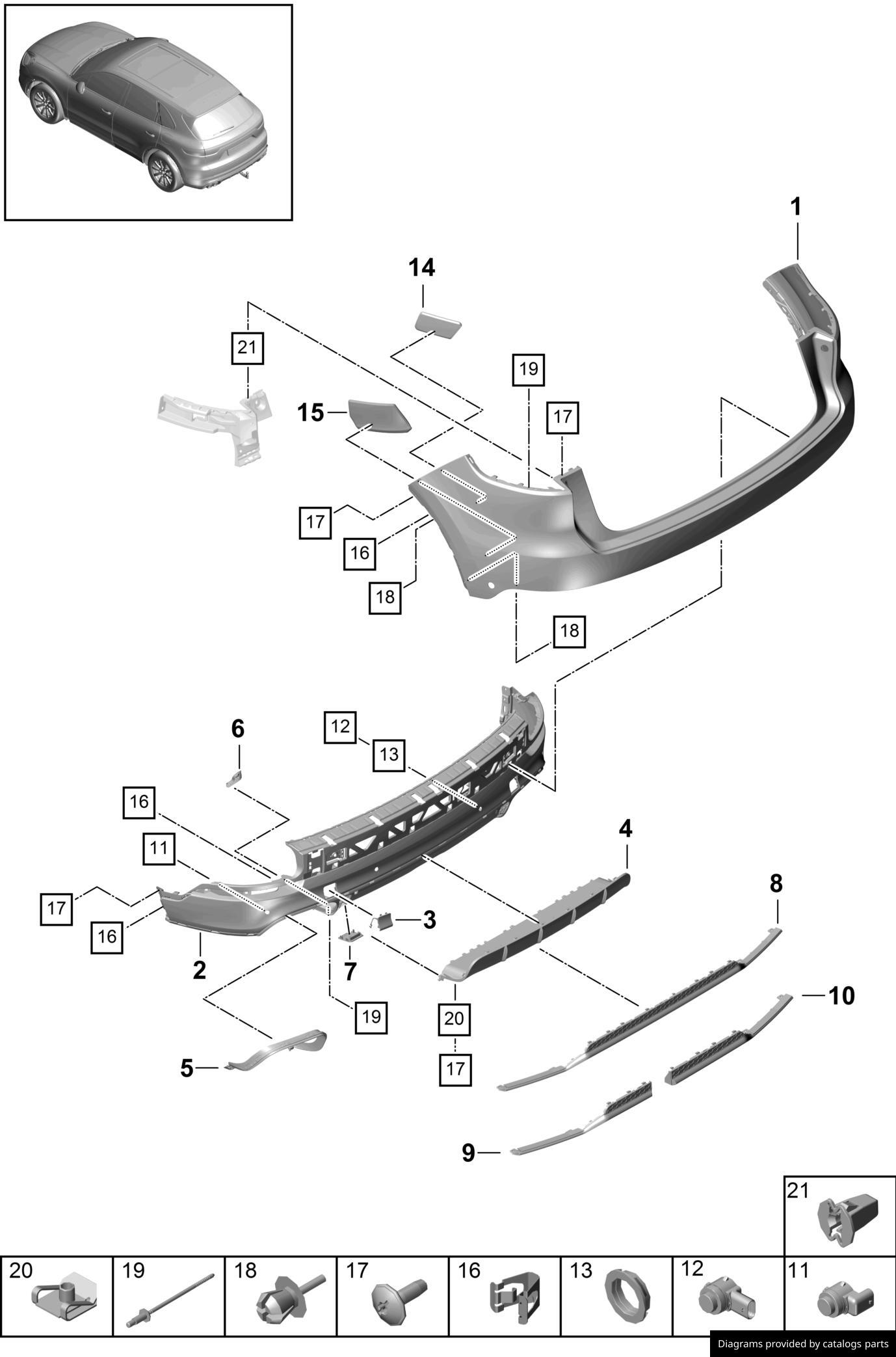 Car part diagram