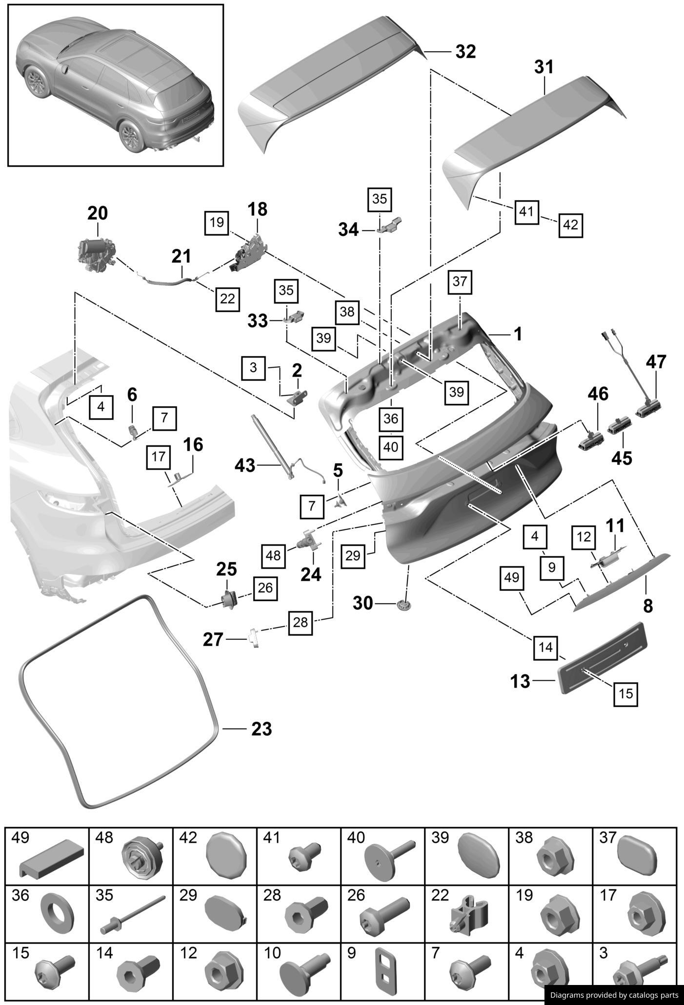 Car part diagram