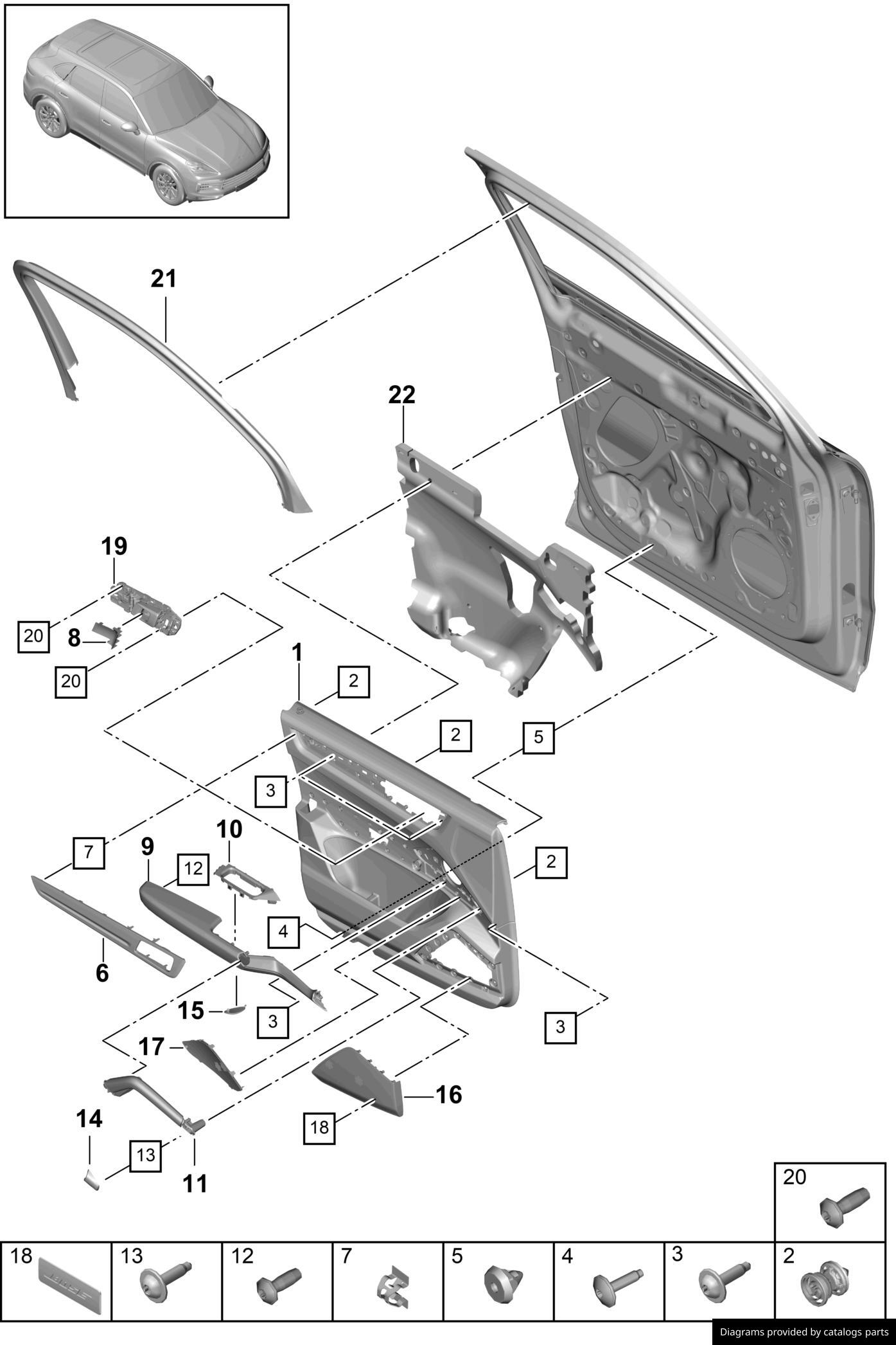 Car part diagram