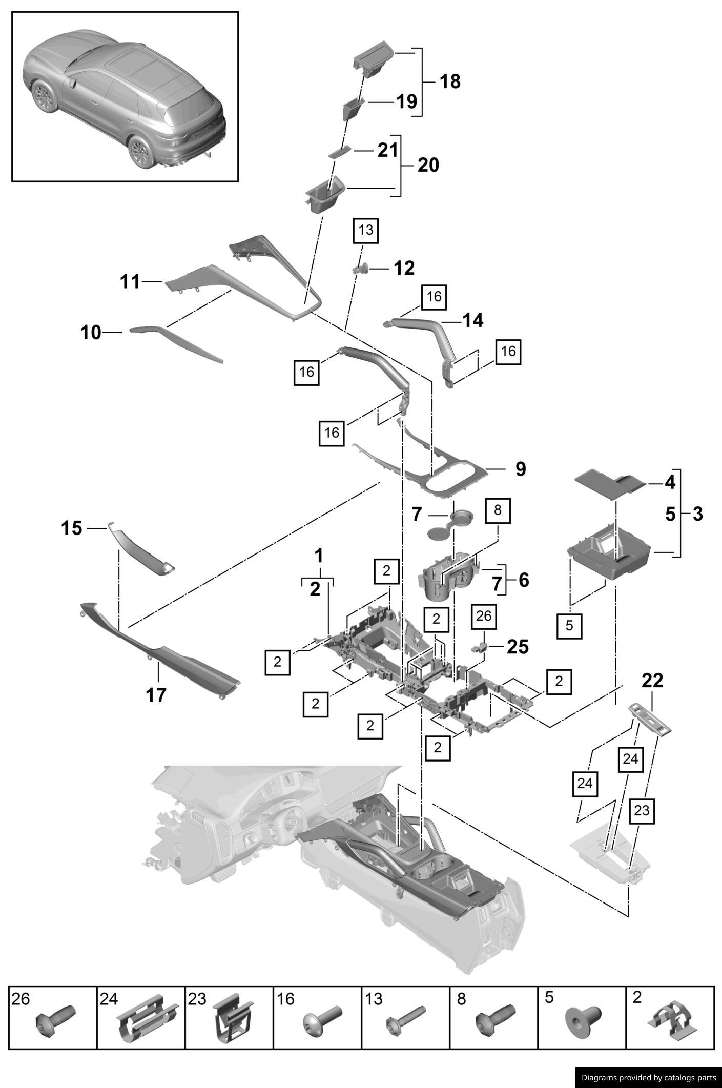 Car part diagram