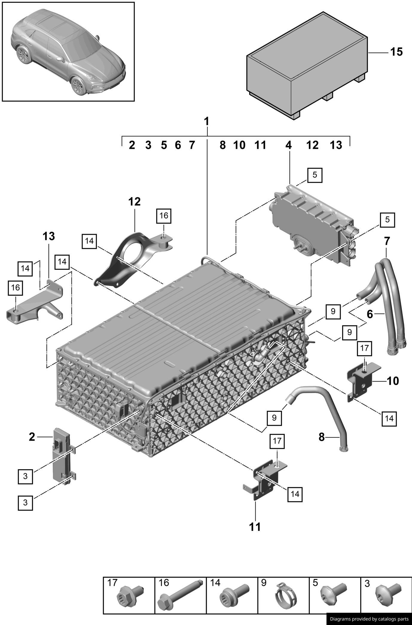 Car part diagram
