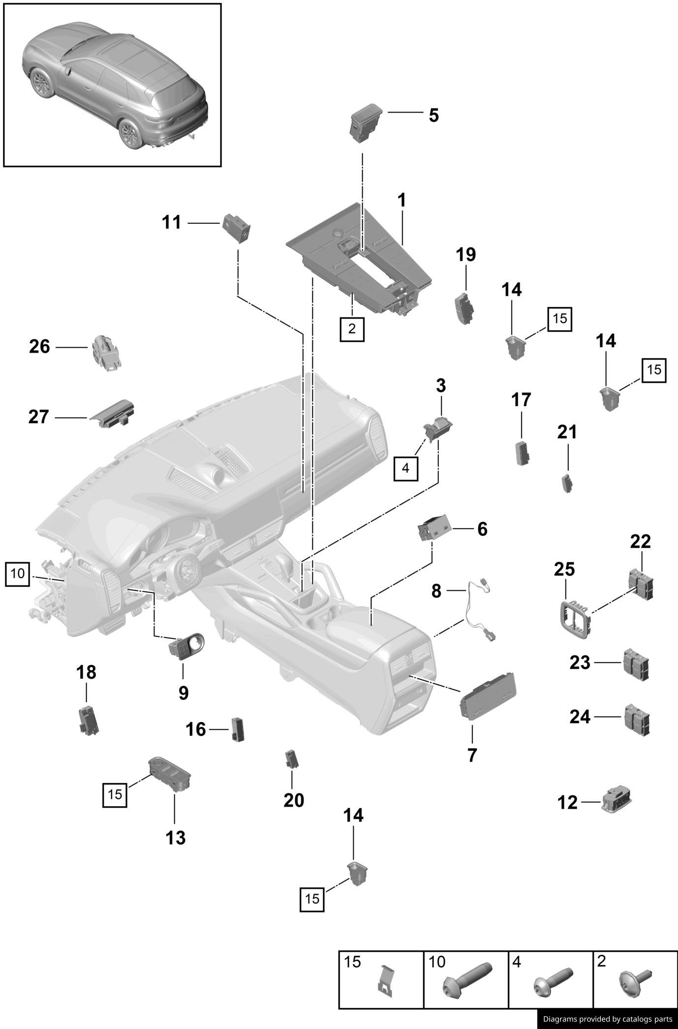 Car part diagram