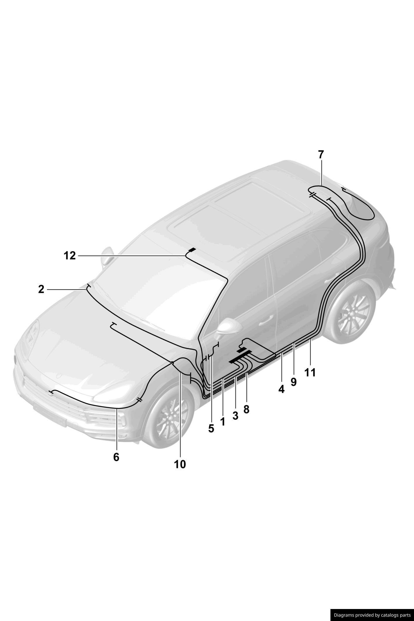 Car part diagram