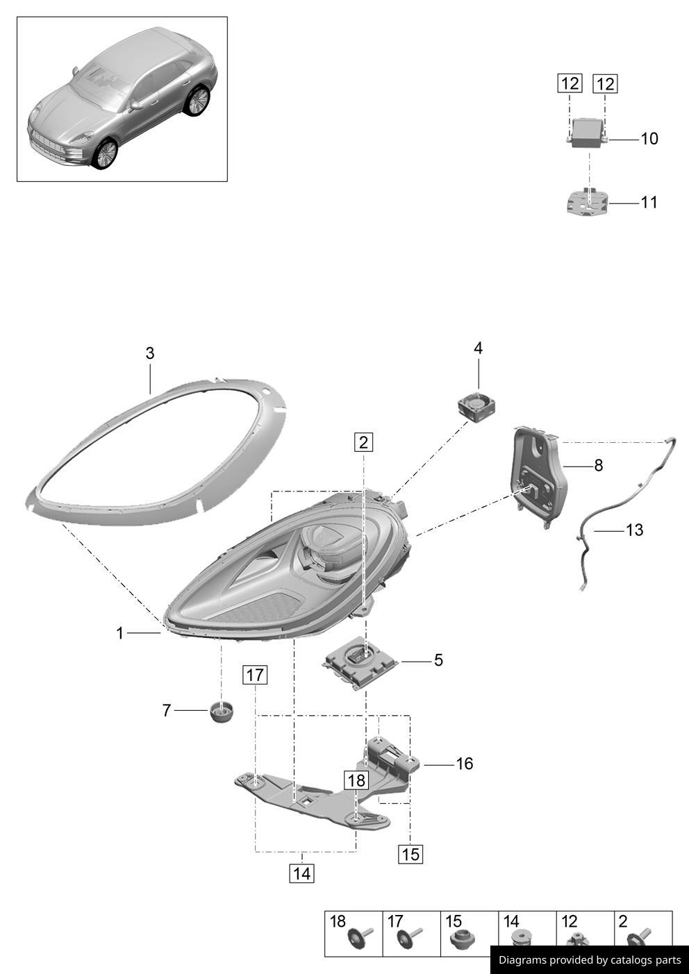 Car part diagram