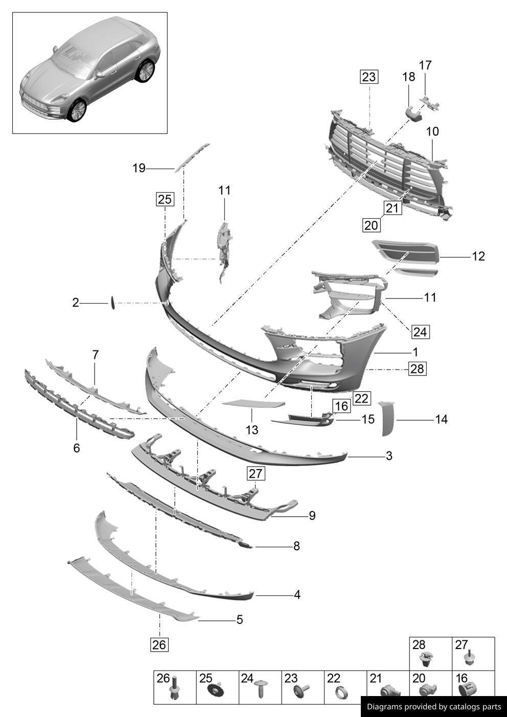Car part diagram