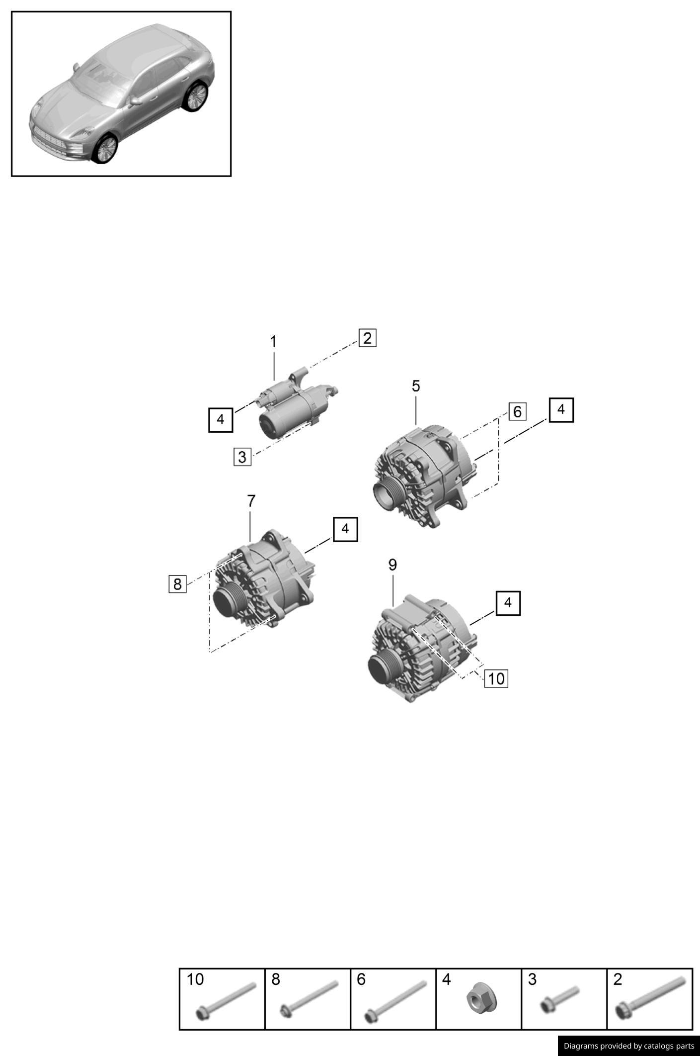 Car part diagram