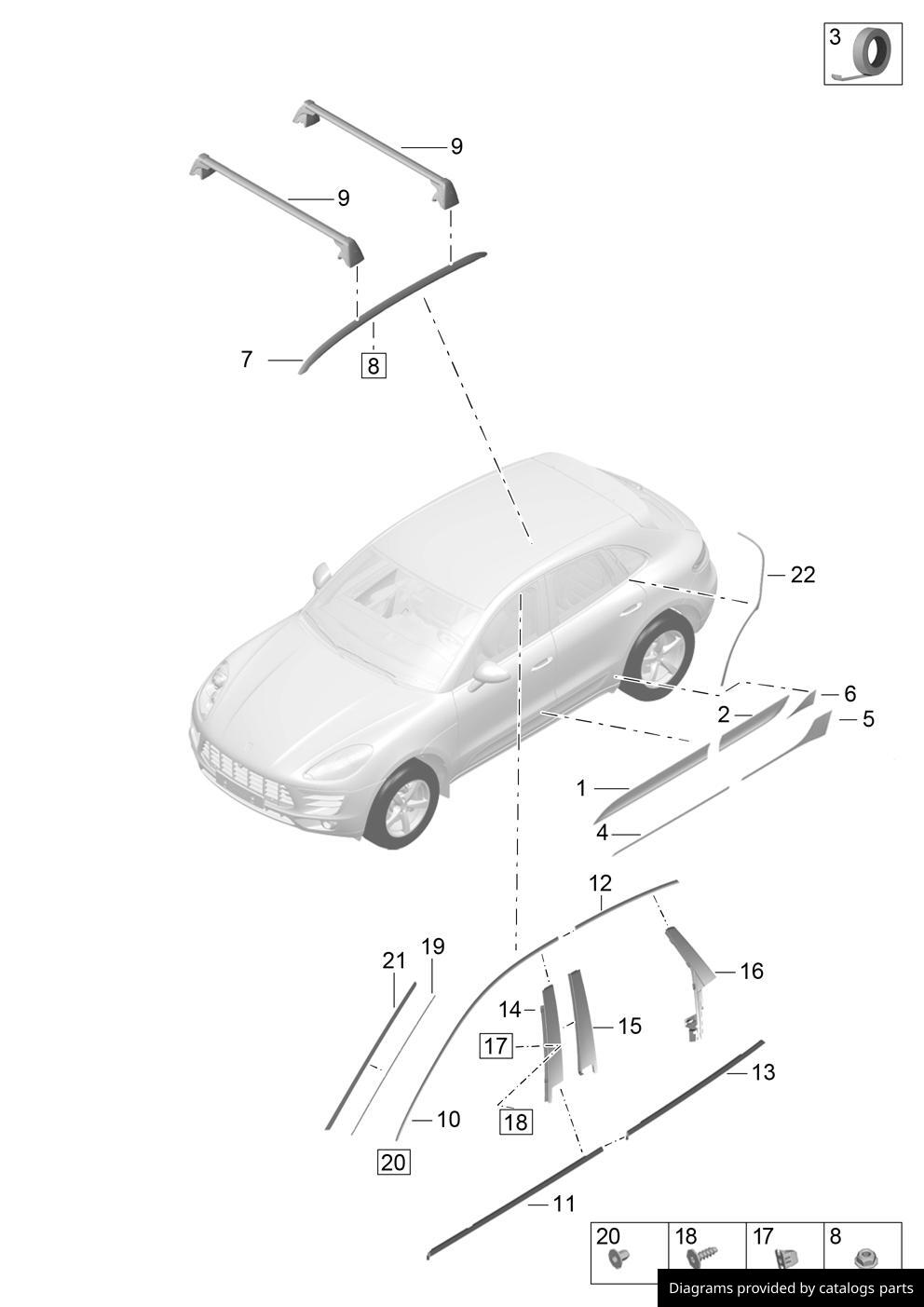 Car part diagram
