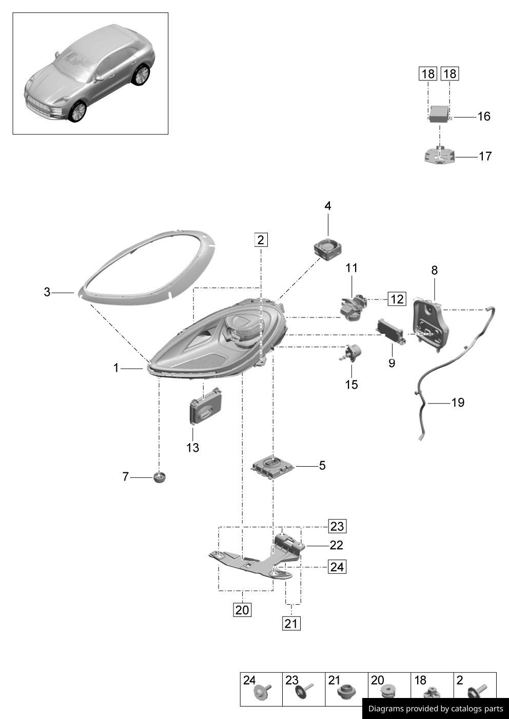 Car part diagram