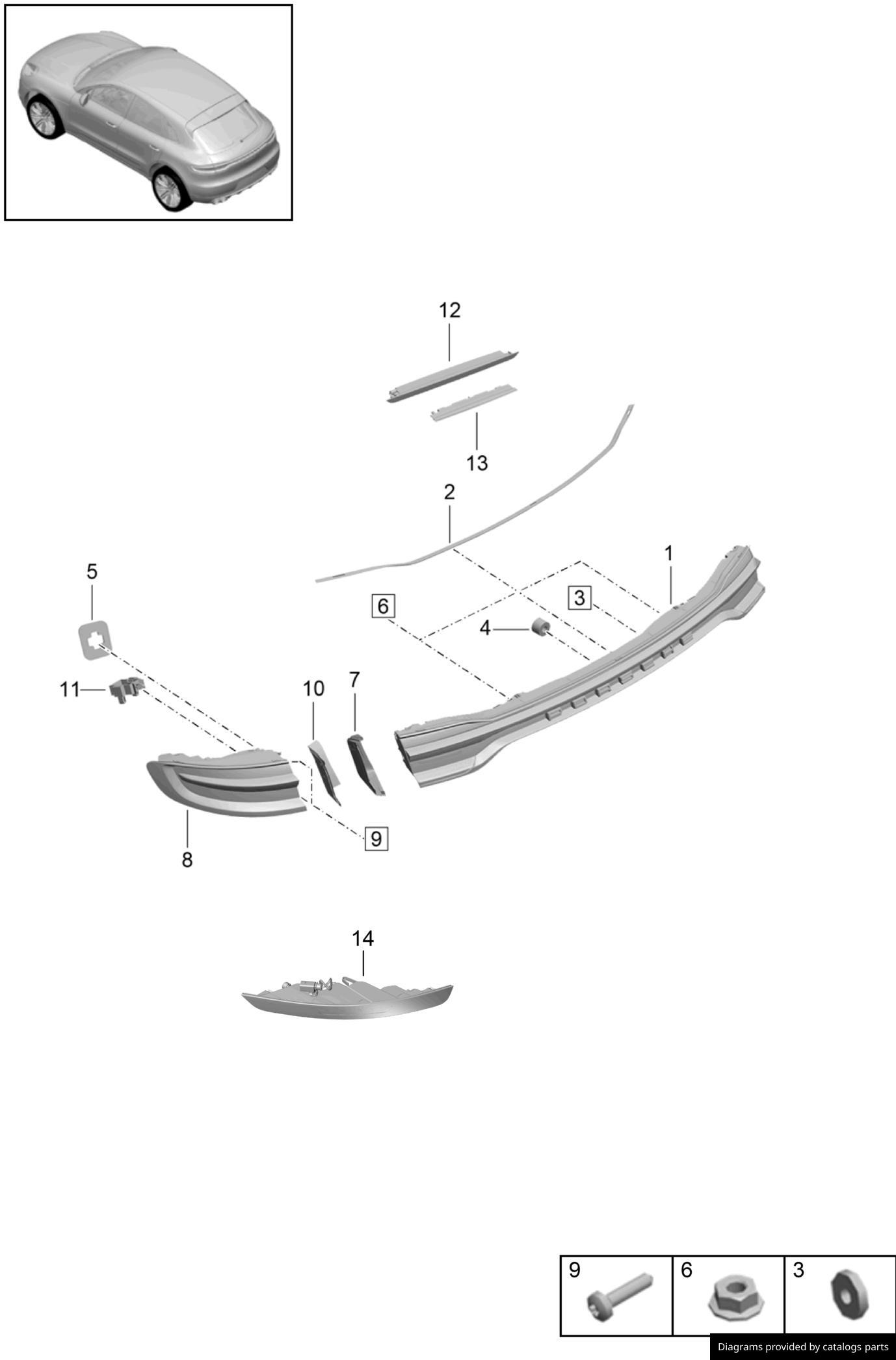 Car part diagram