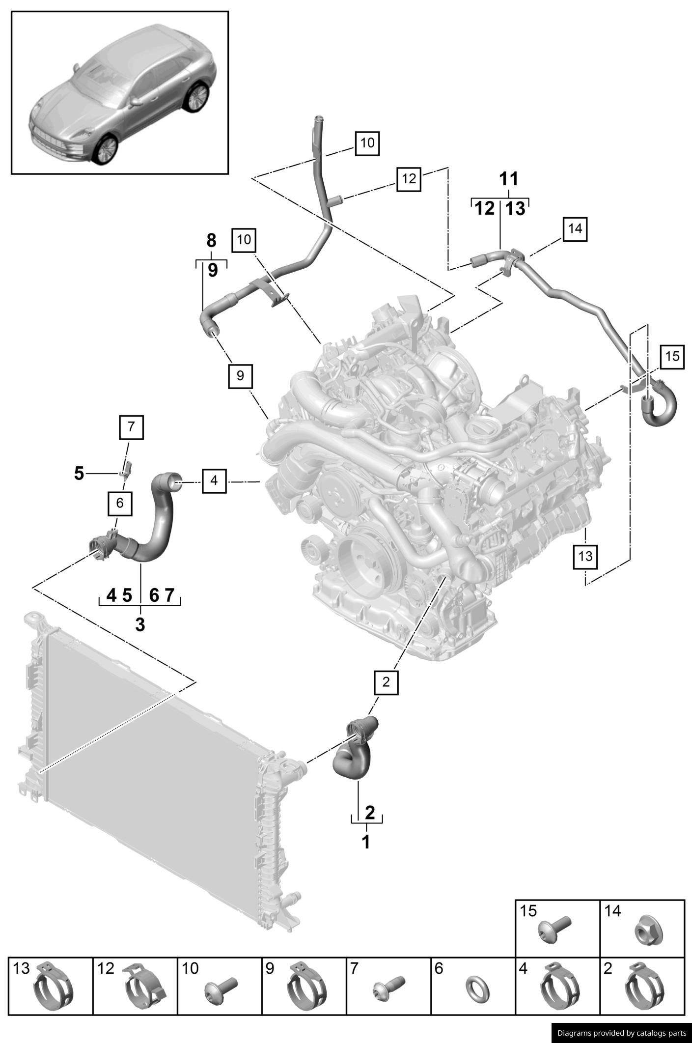 Car part diagram