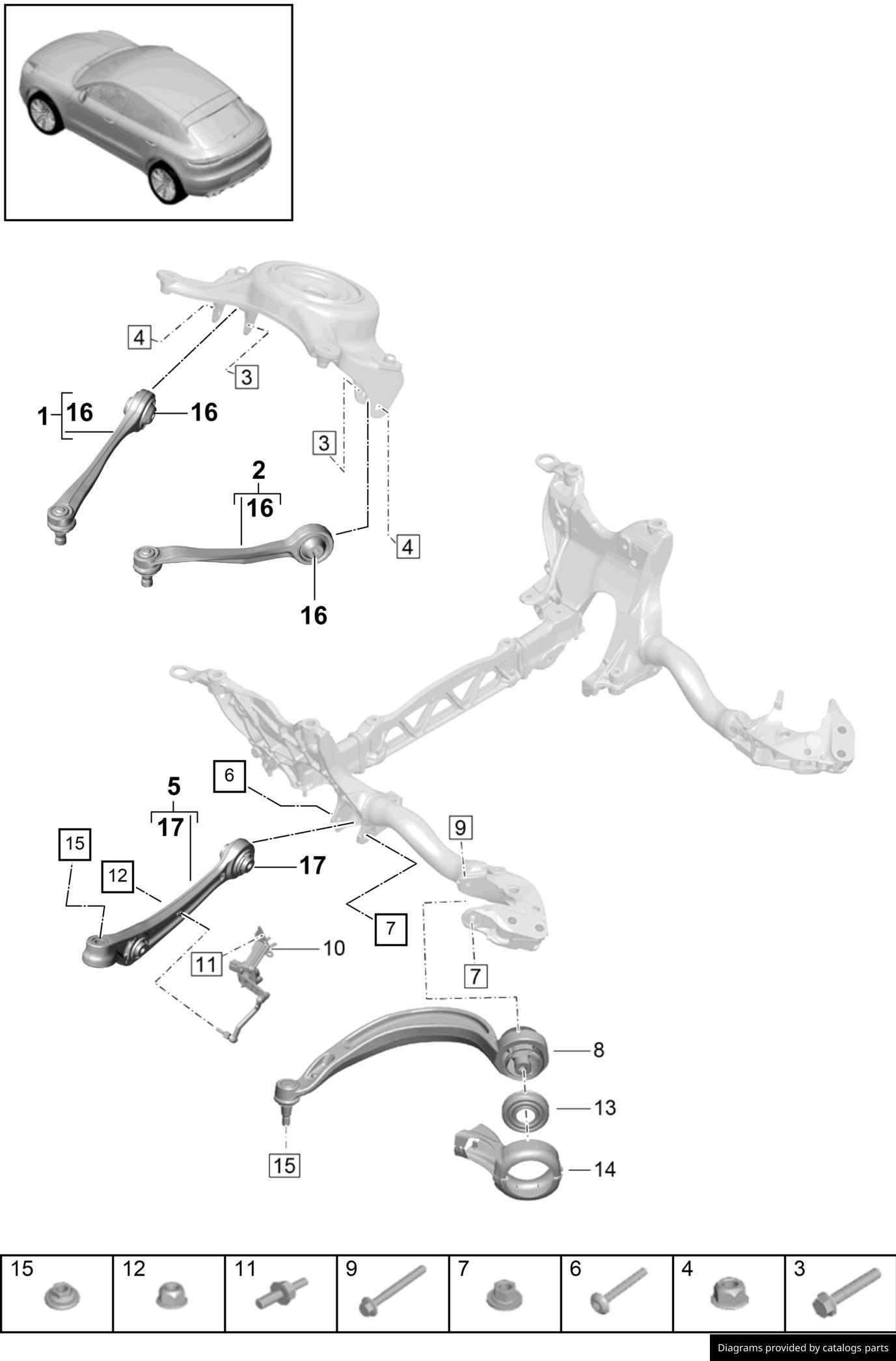 Car part diagram