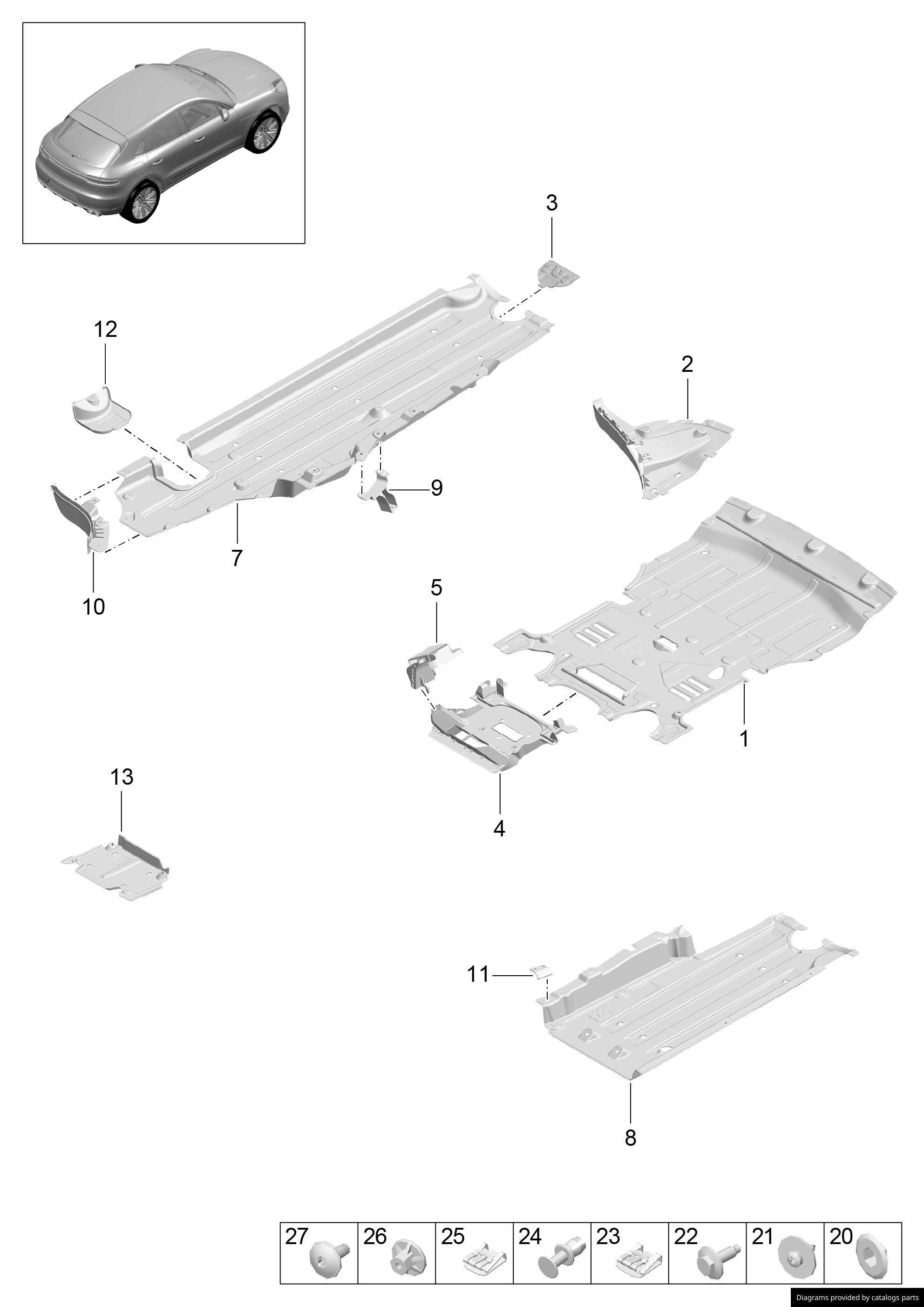 Car part diagram