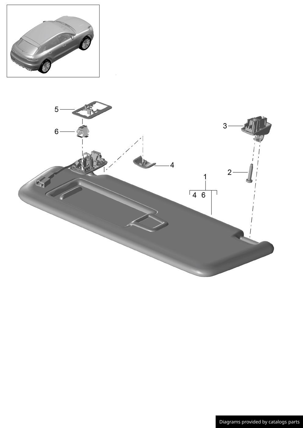 Car part diagram