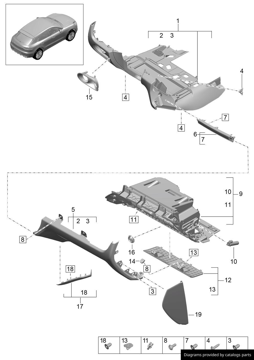 Car part diagram