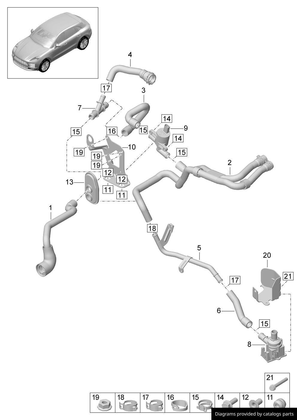Car part diagram