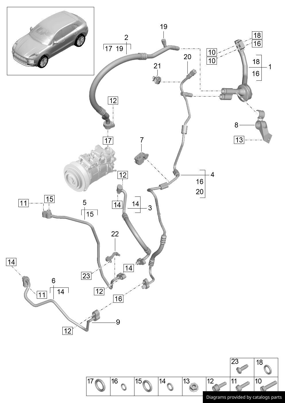 Car part diagram