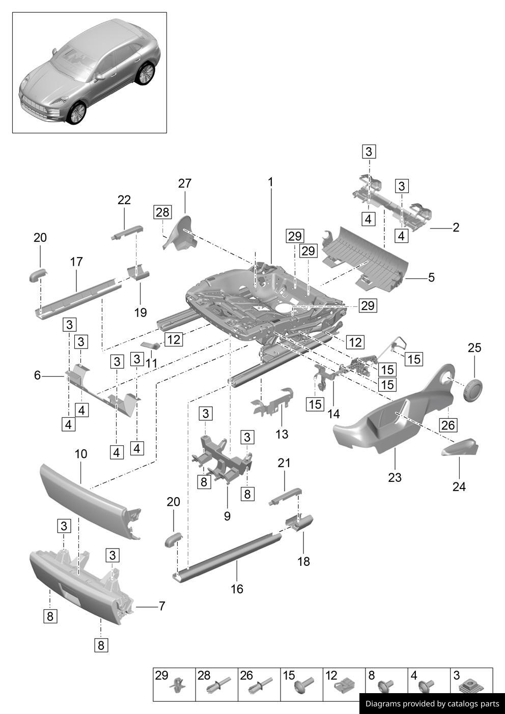 Car part diagram