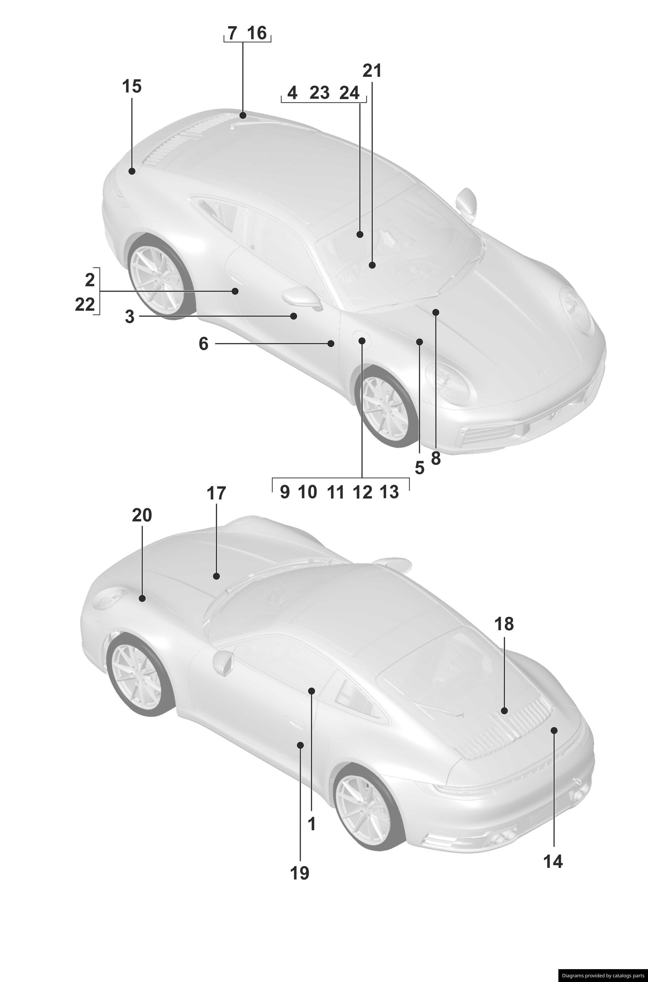 Car part diagram