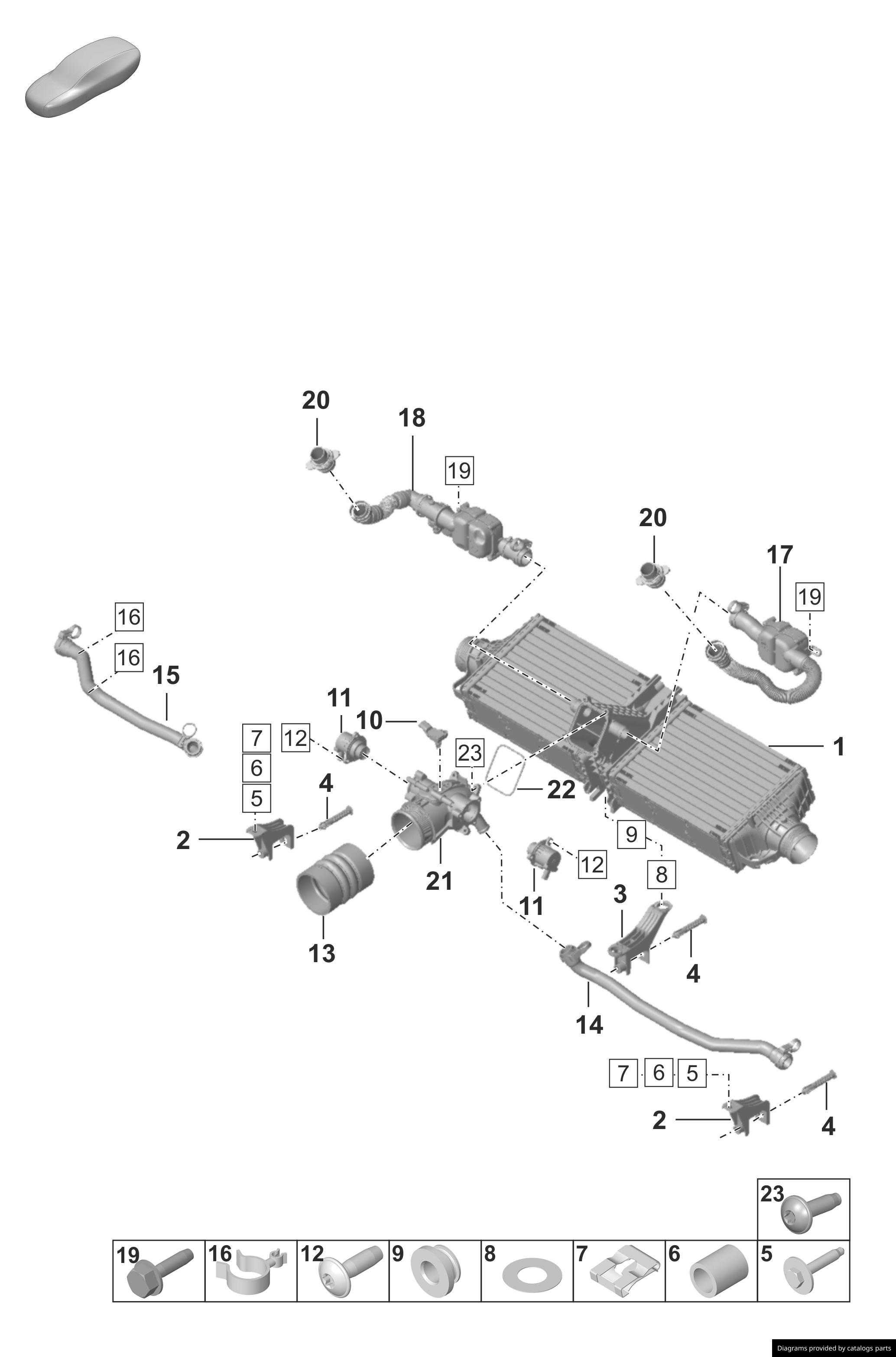 Car part diagram