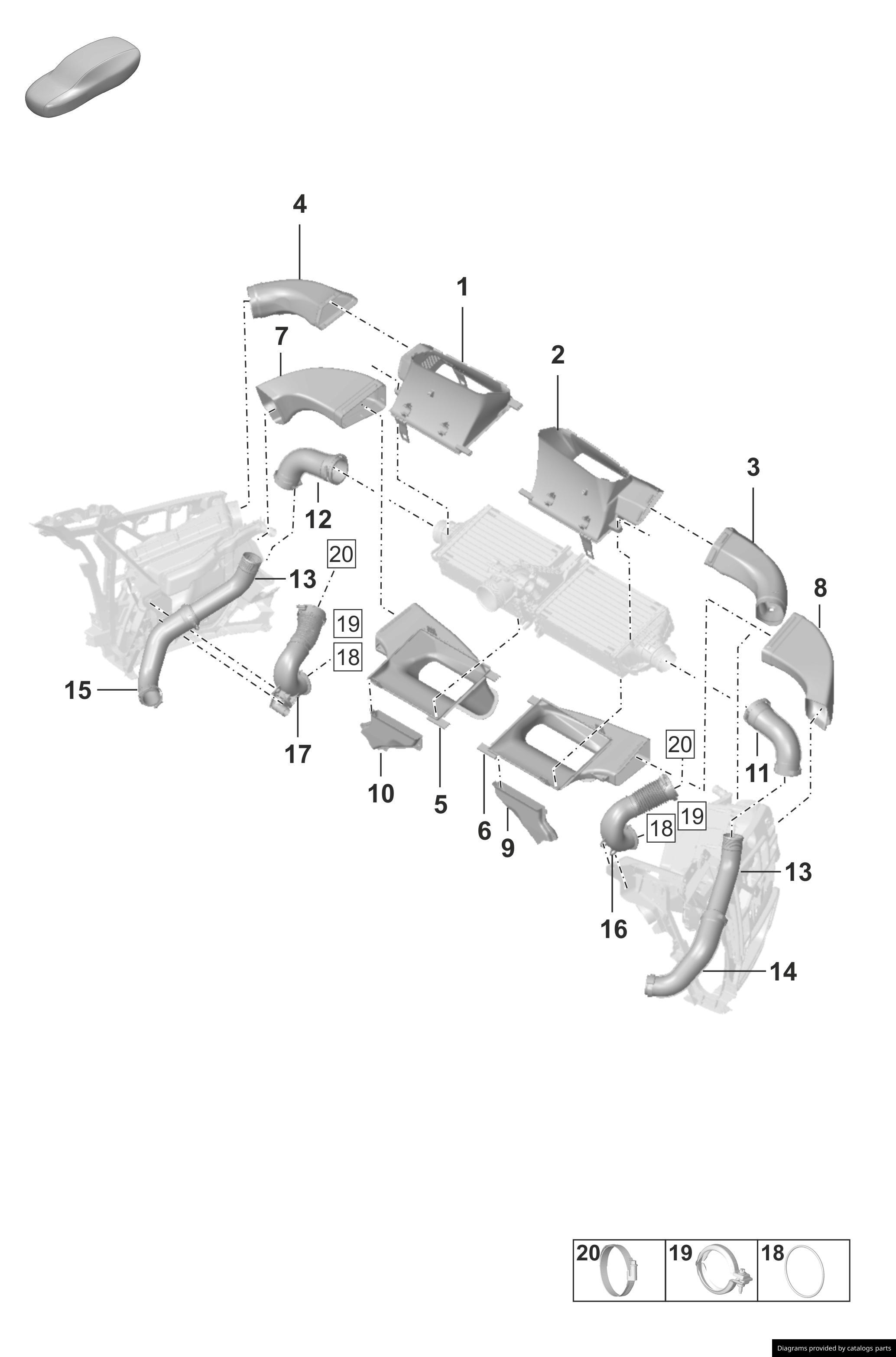 Car part diagram
