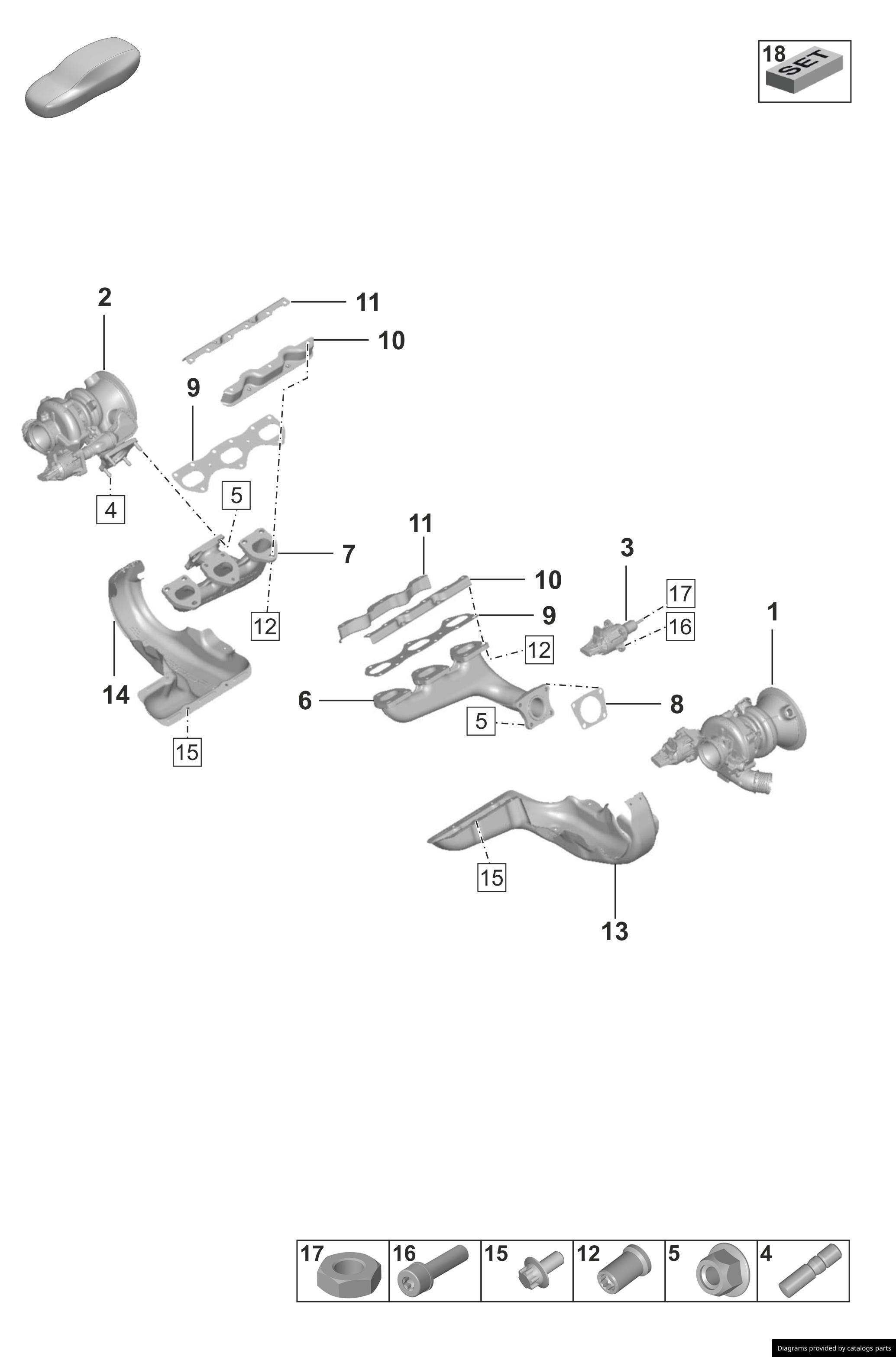Car part diagram