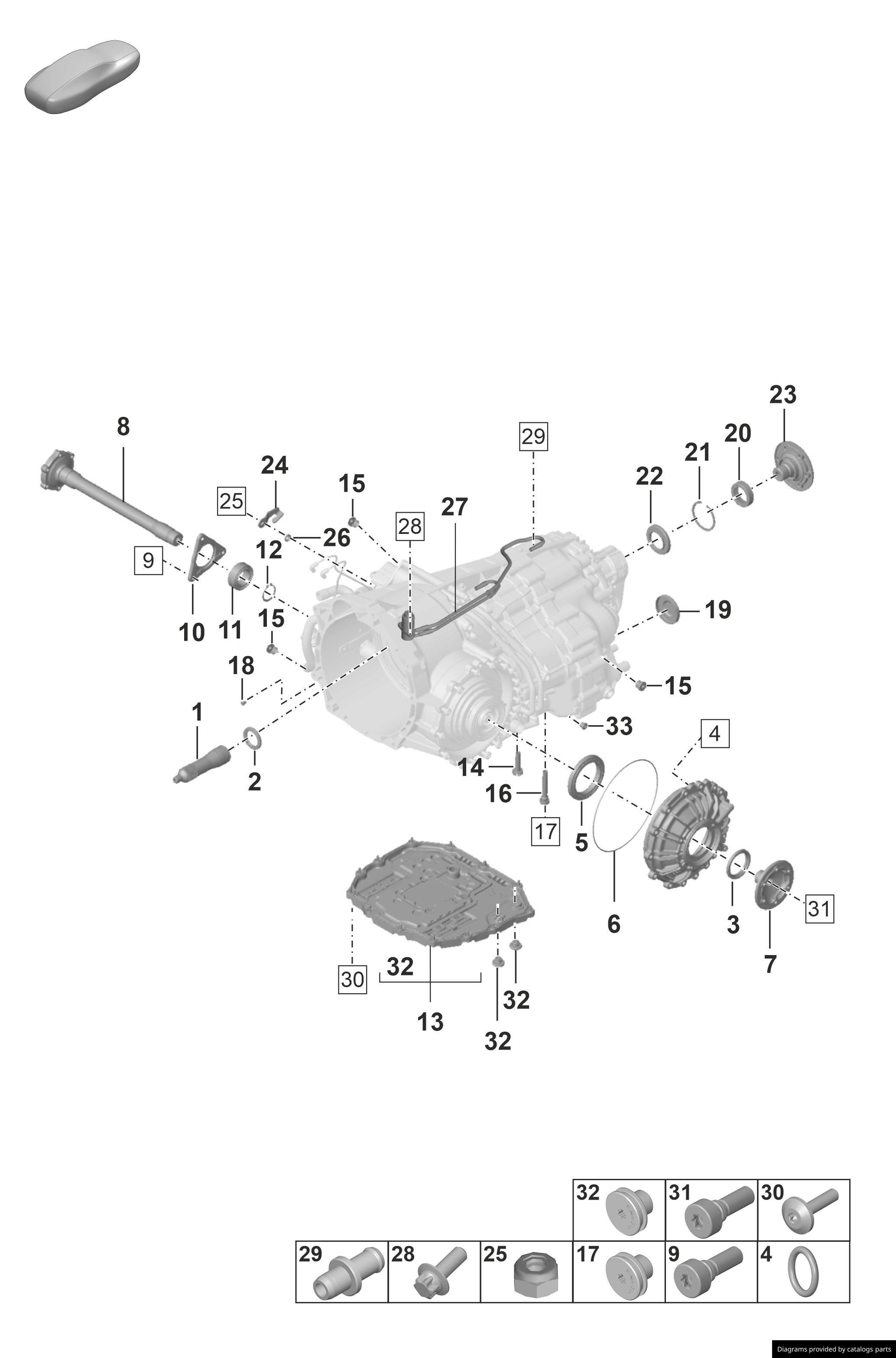 Car part diagram