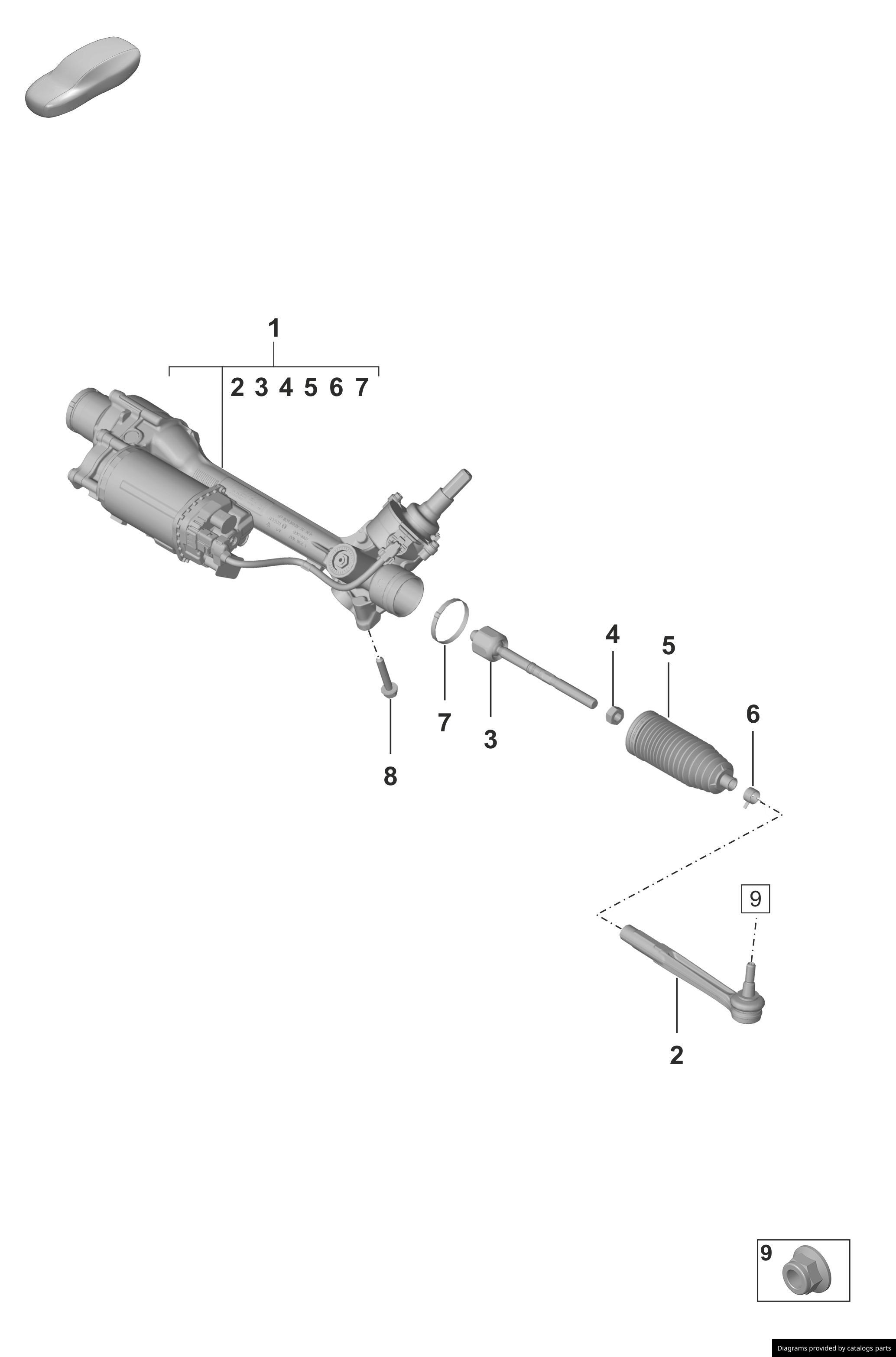 Car part diagram