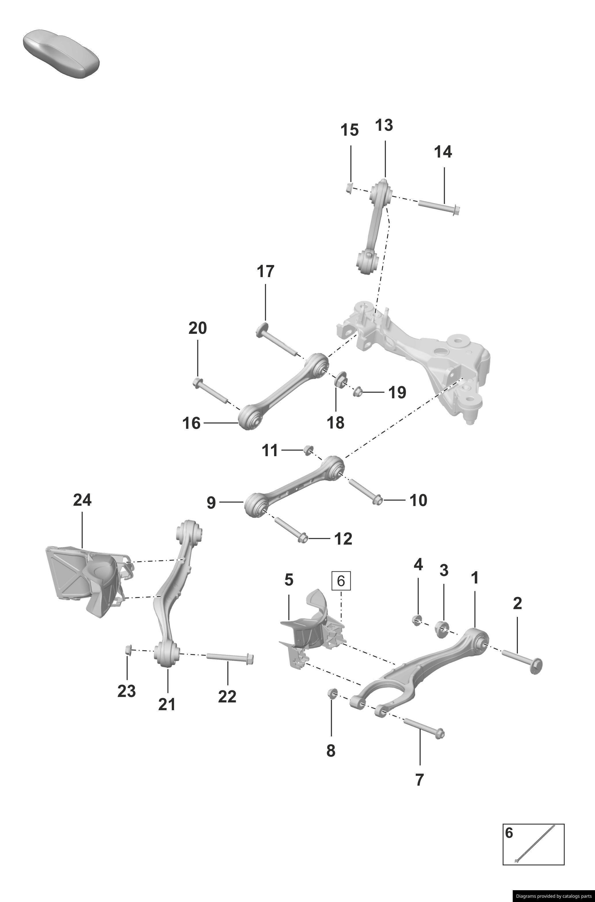 Car part diagram