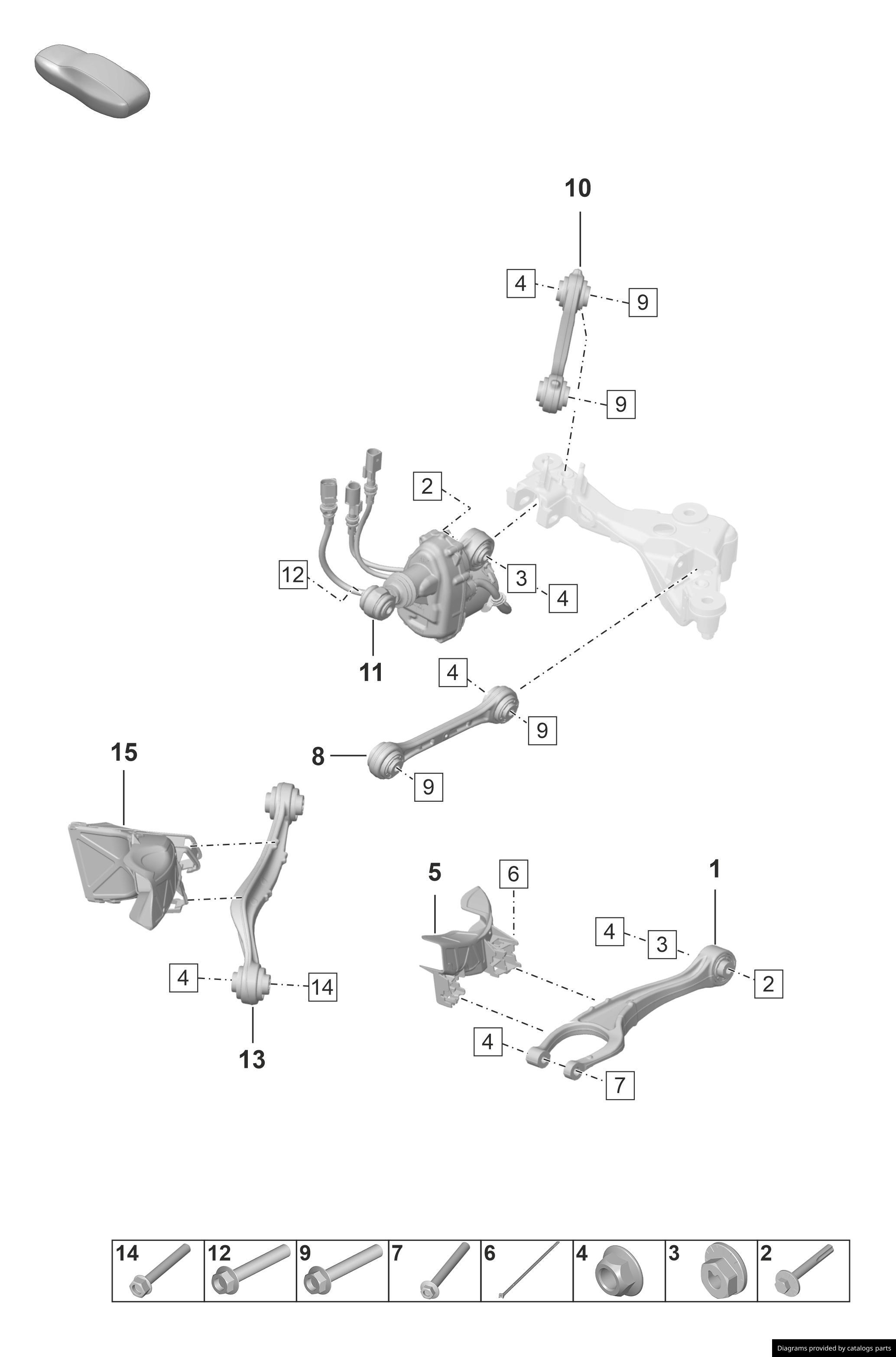 Car part diagram