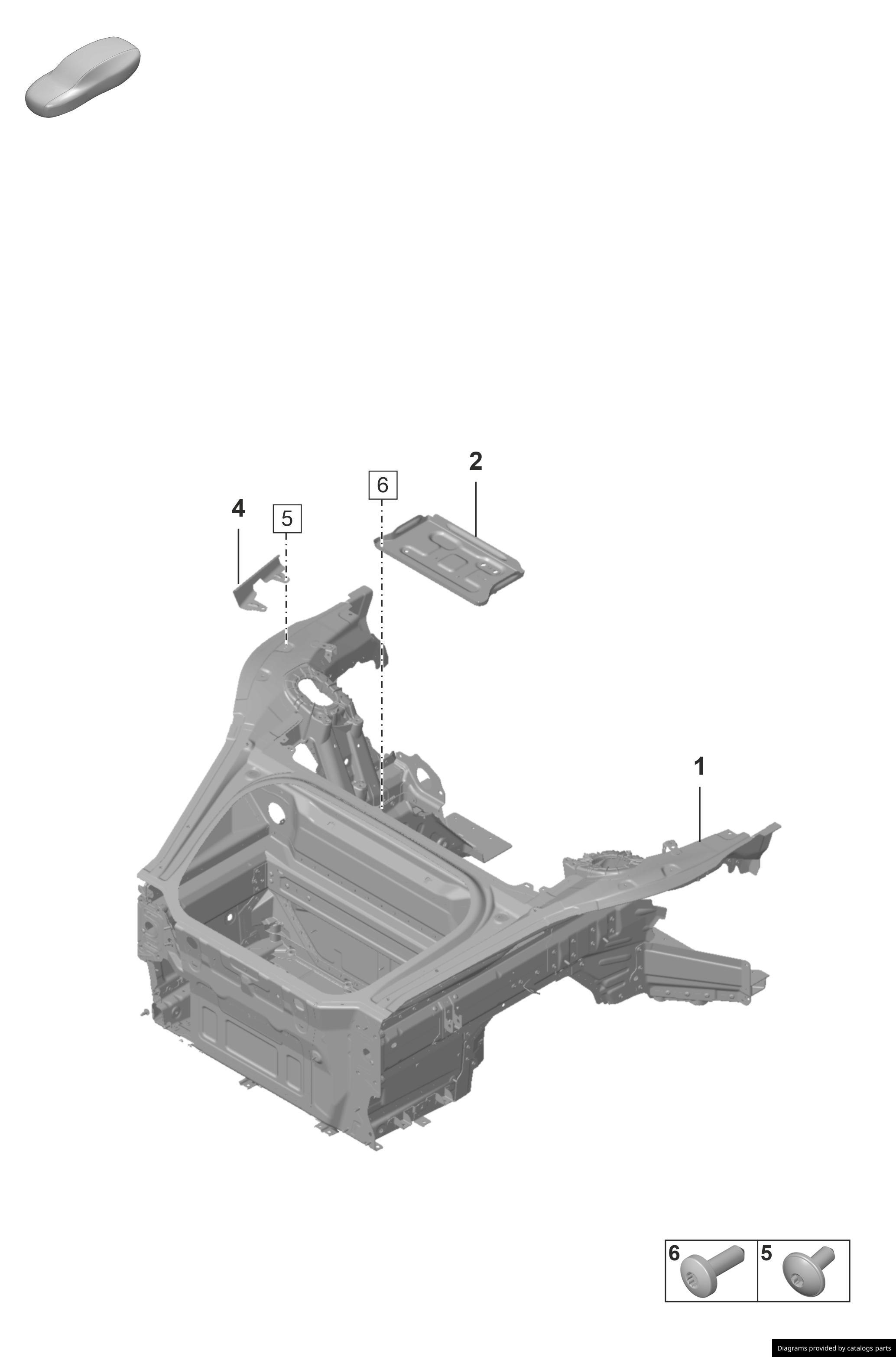 Car part diagram