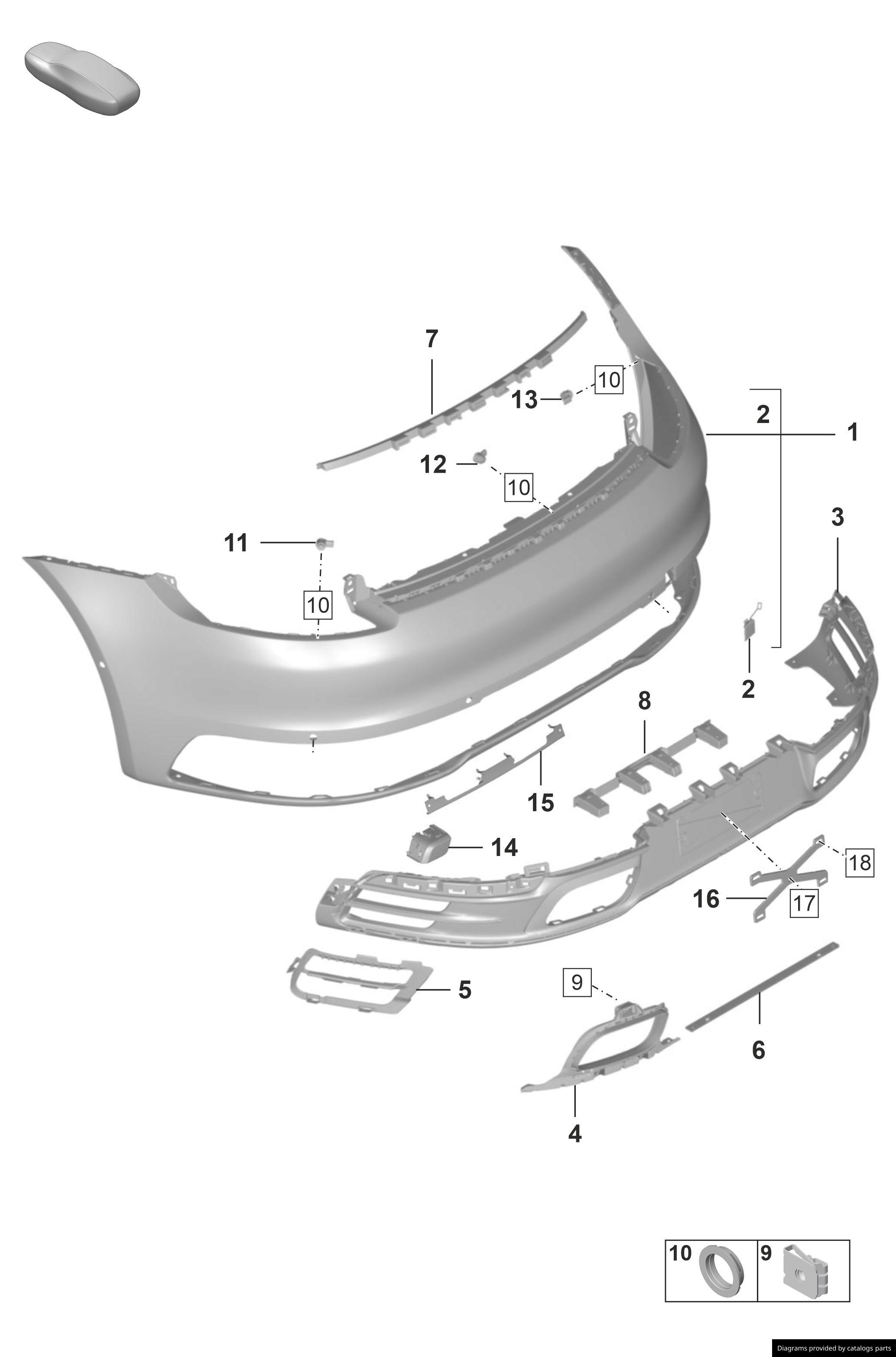 Car part diagram