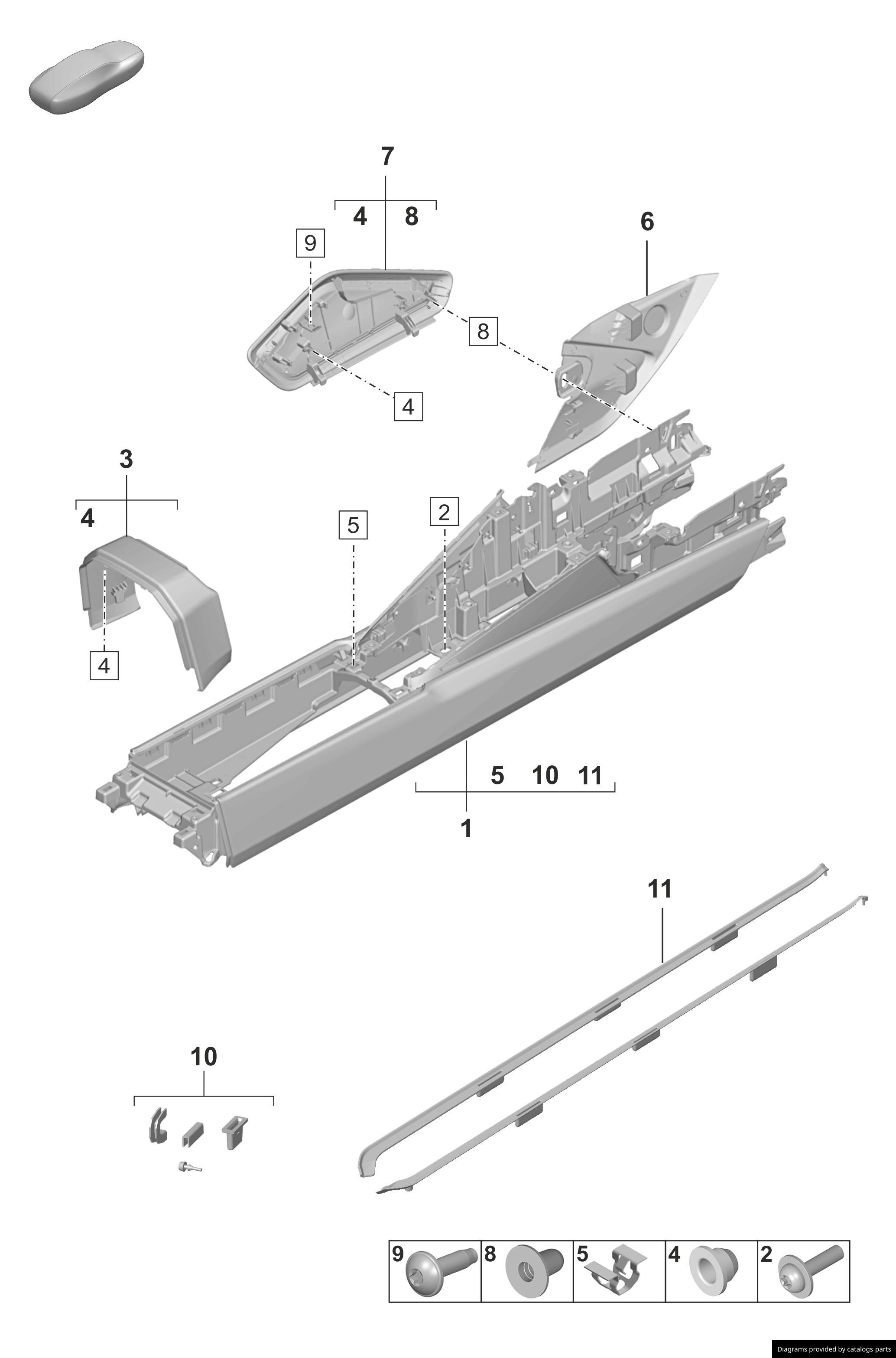 Car part diagram
