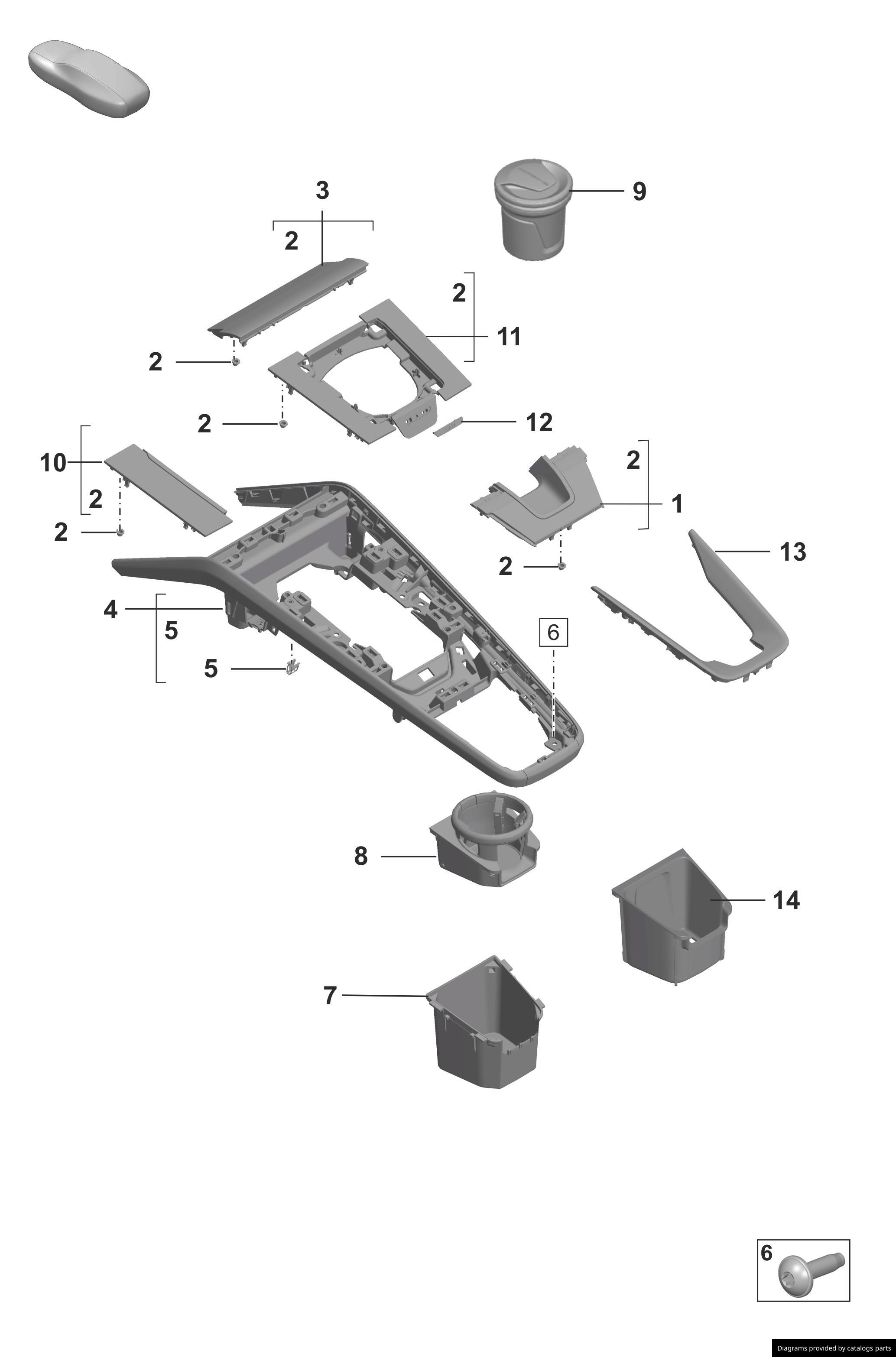 Car part diagram