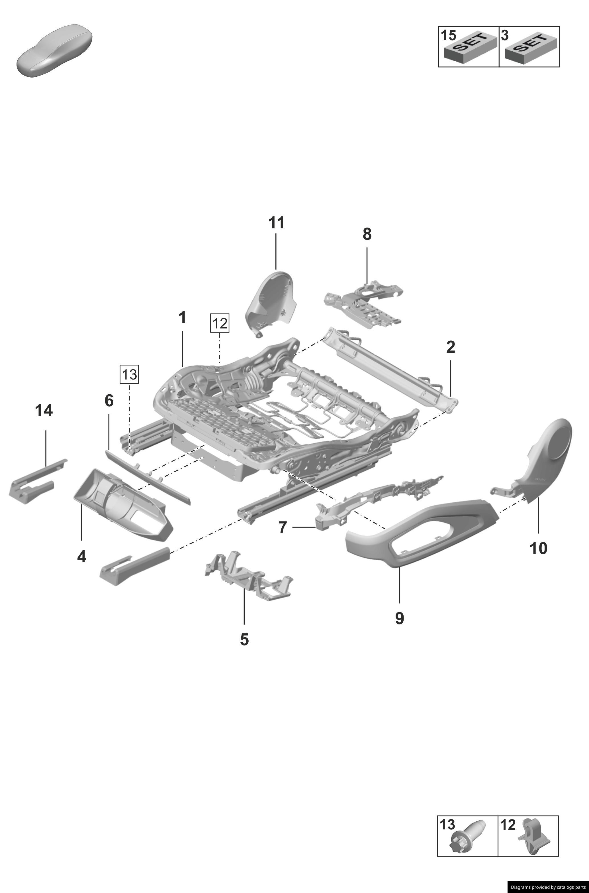 Car part diagram