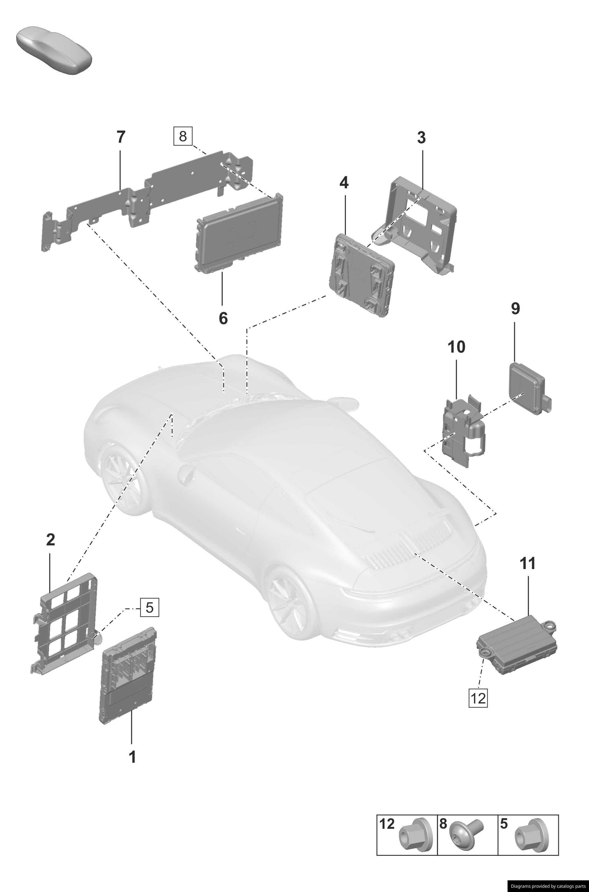Car part diagram
