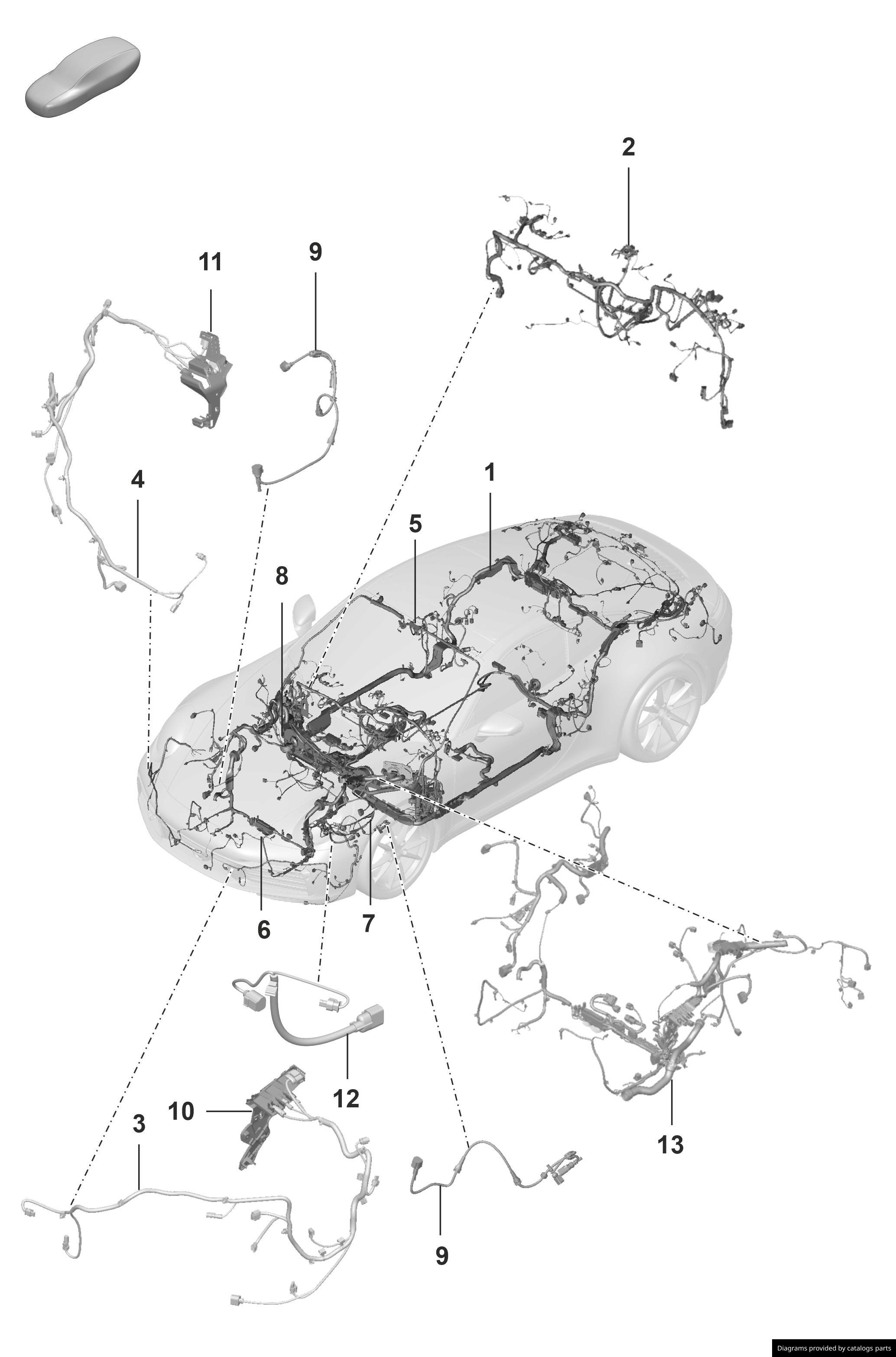 Car part diagram