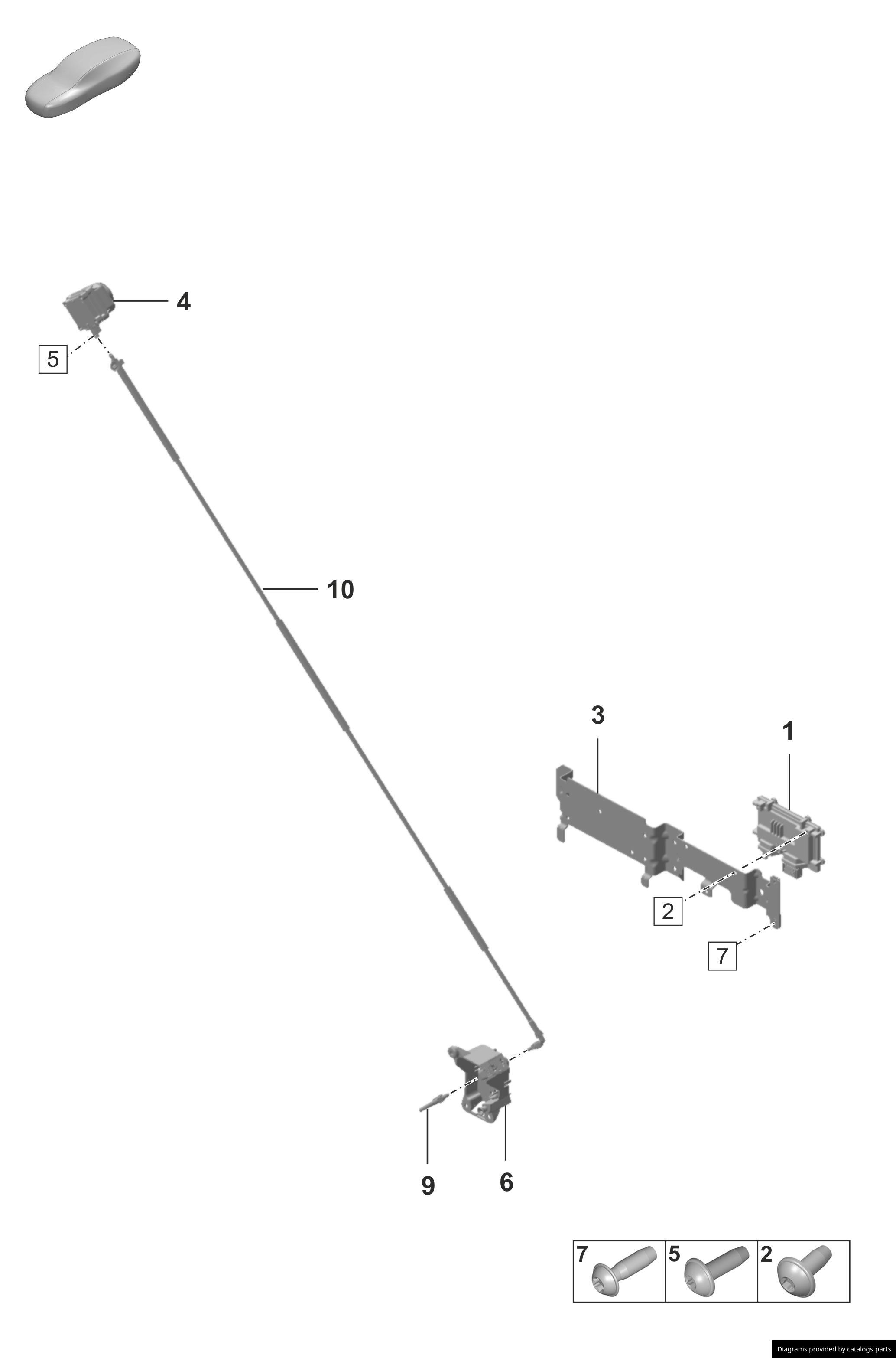 Car part diagram