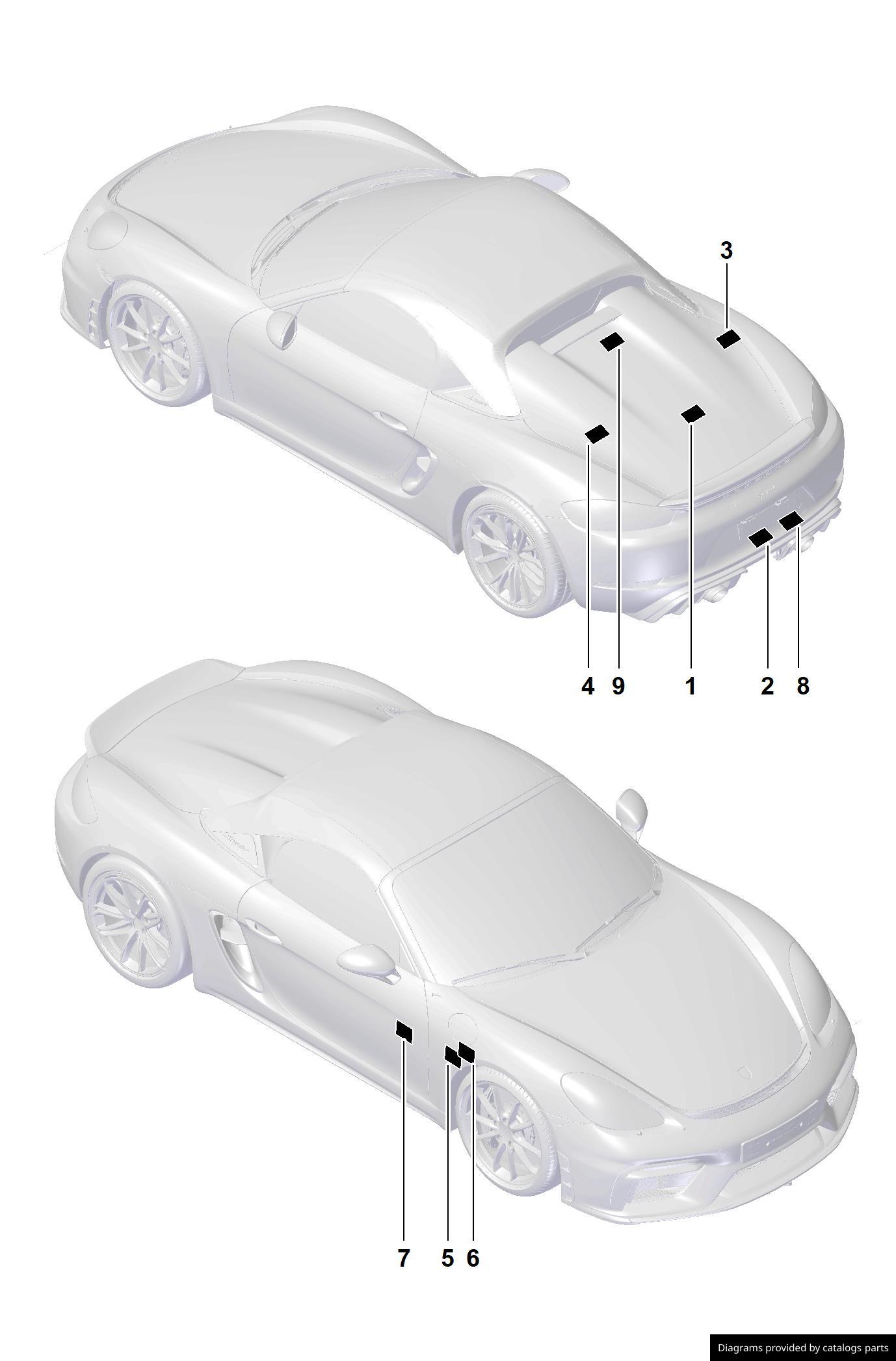Car part diagram