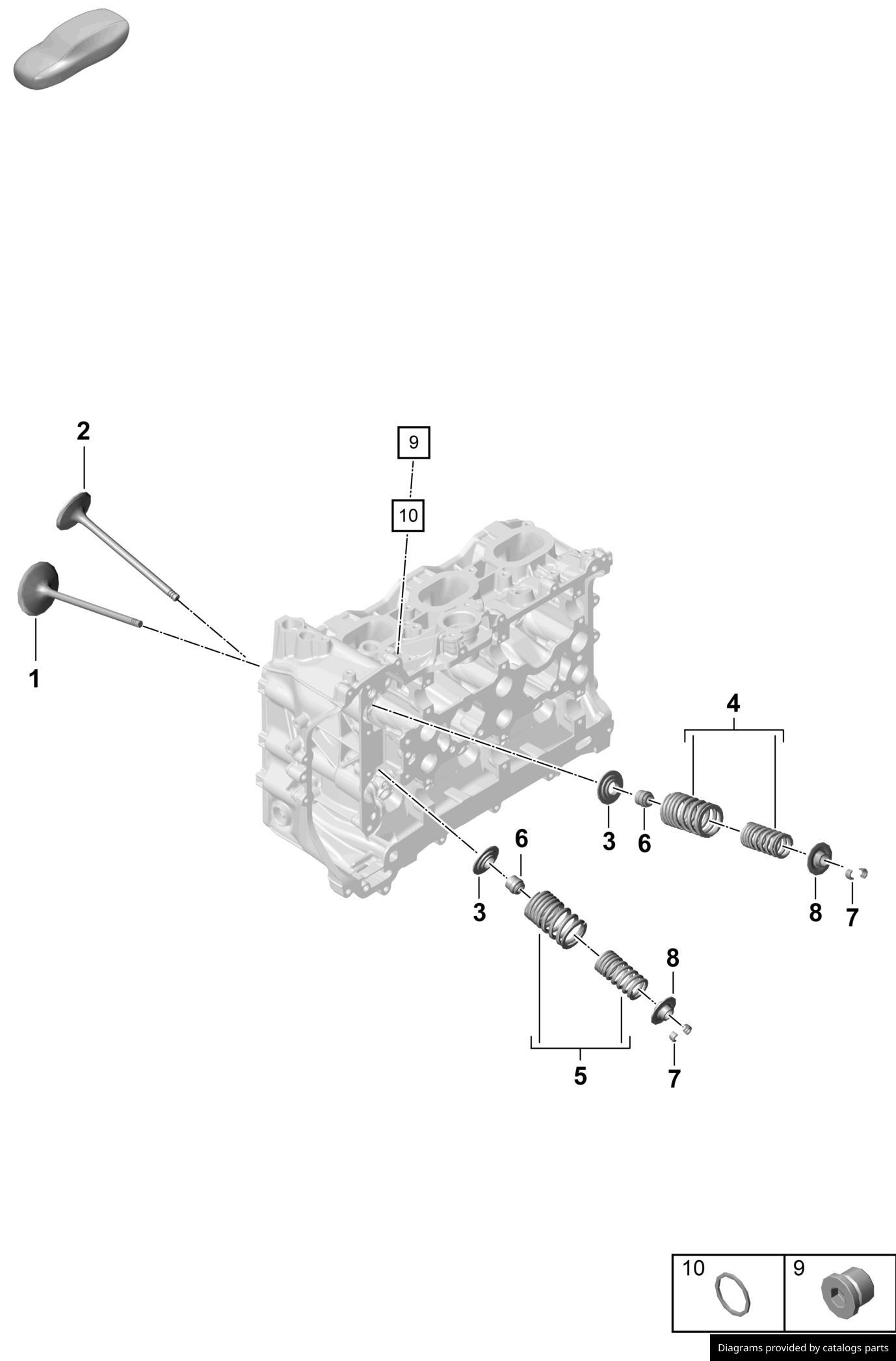 Car part diagram