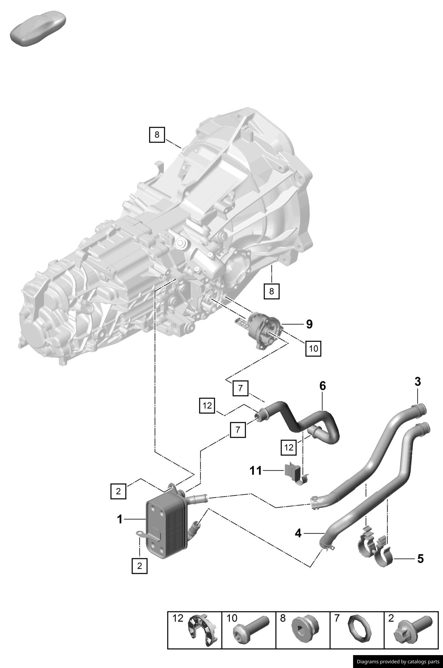 Car part diagram