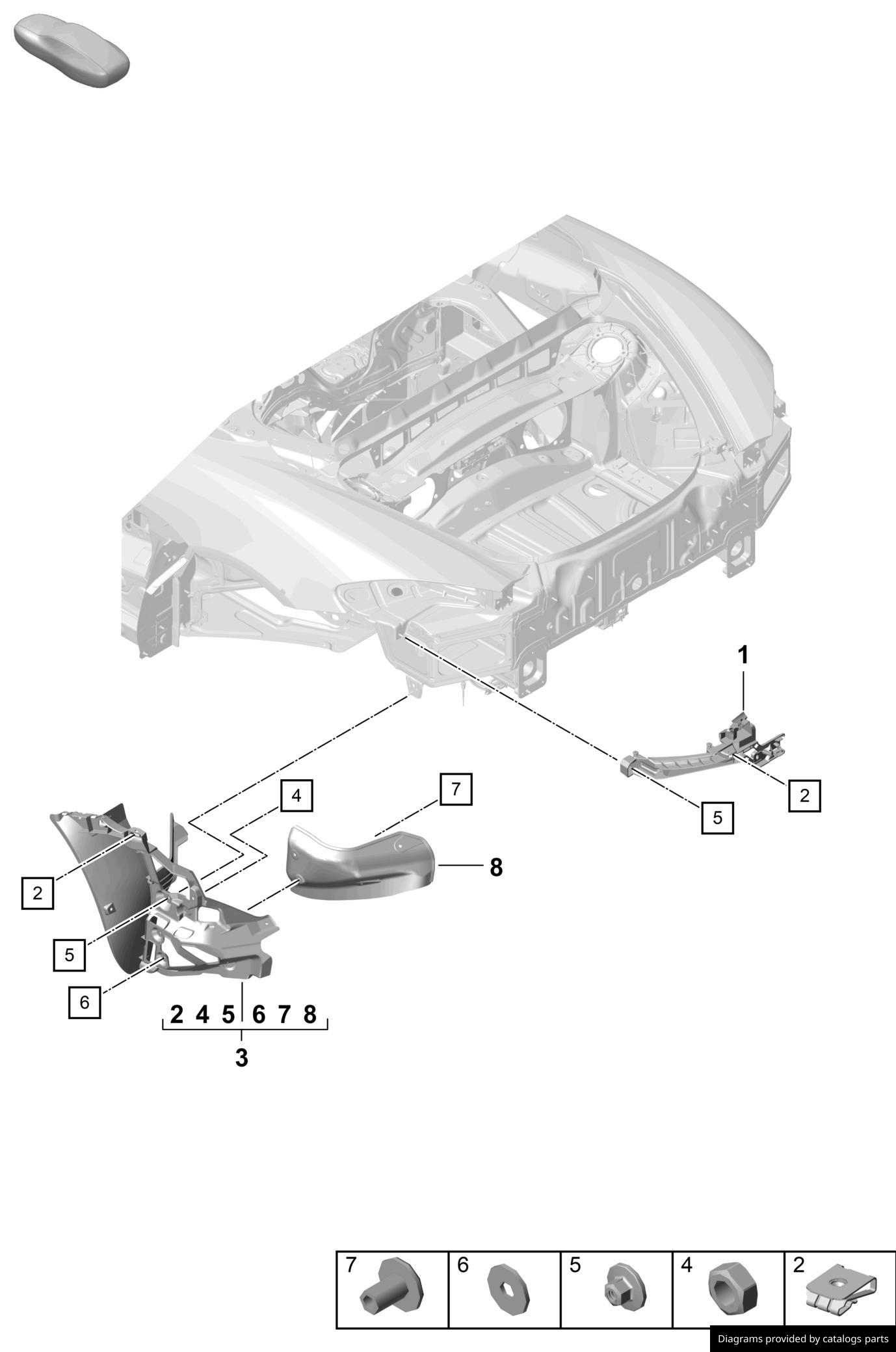 Car part diagram