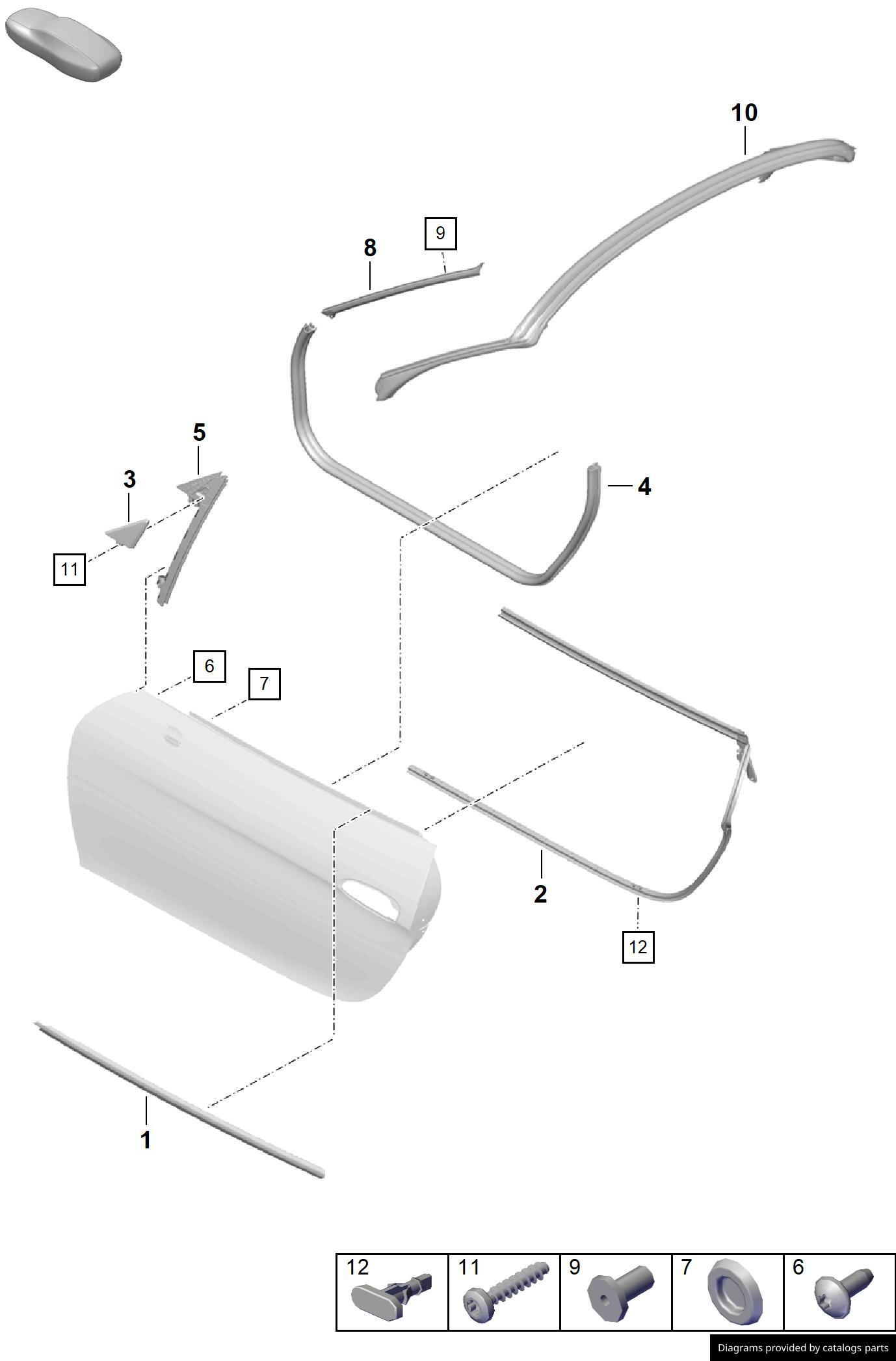 Car part diagram